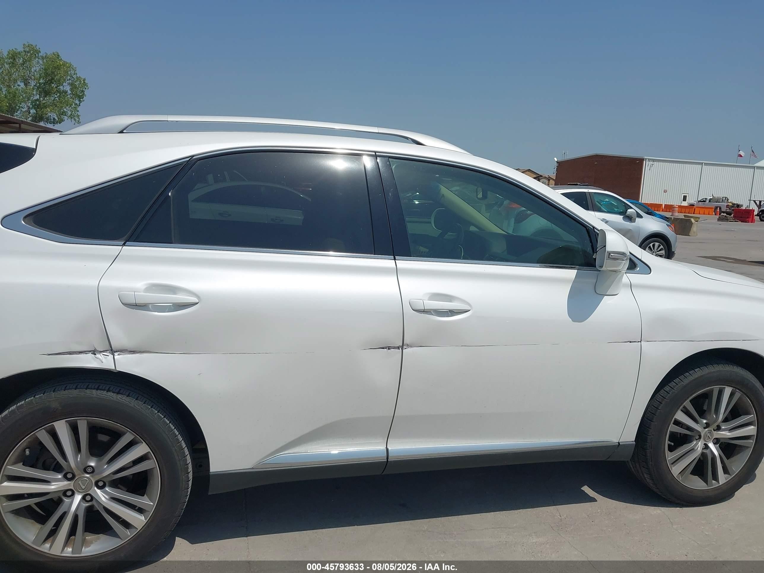 2015 Lexus Rx 350 White vin: 2T2ZK1BA3FC182476