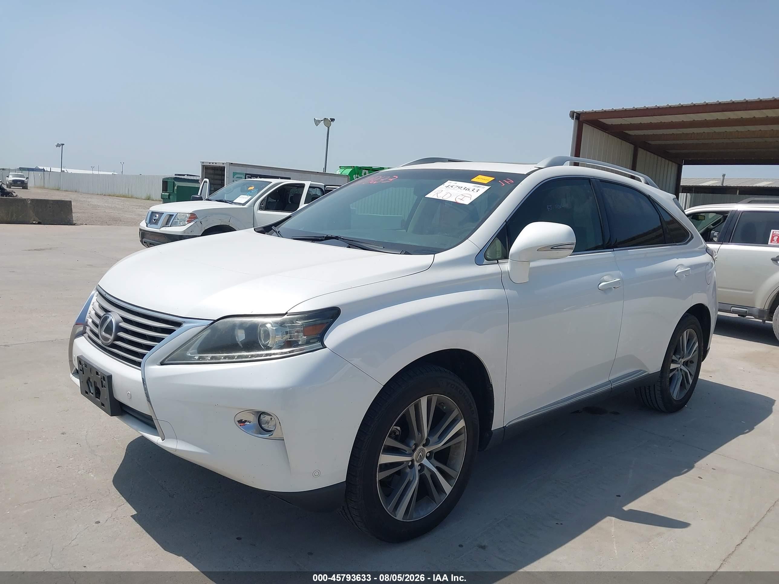 2015 Lexus Rx 350 White vin: 2T2ZK1BA3FC182476