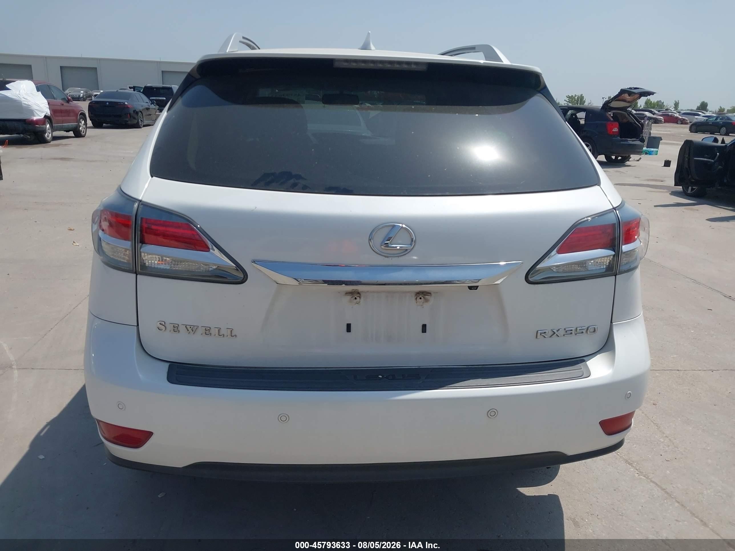2015 Lexus Rx 350 White vin: 2T2ZK1BA3FC182476