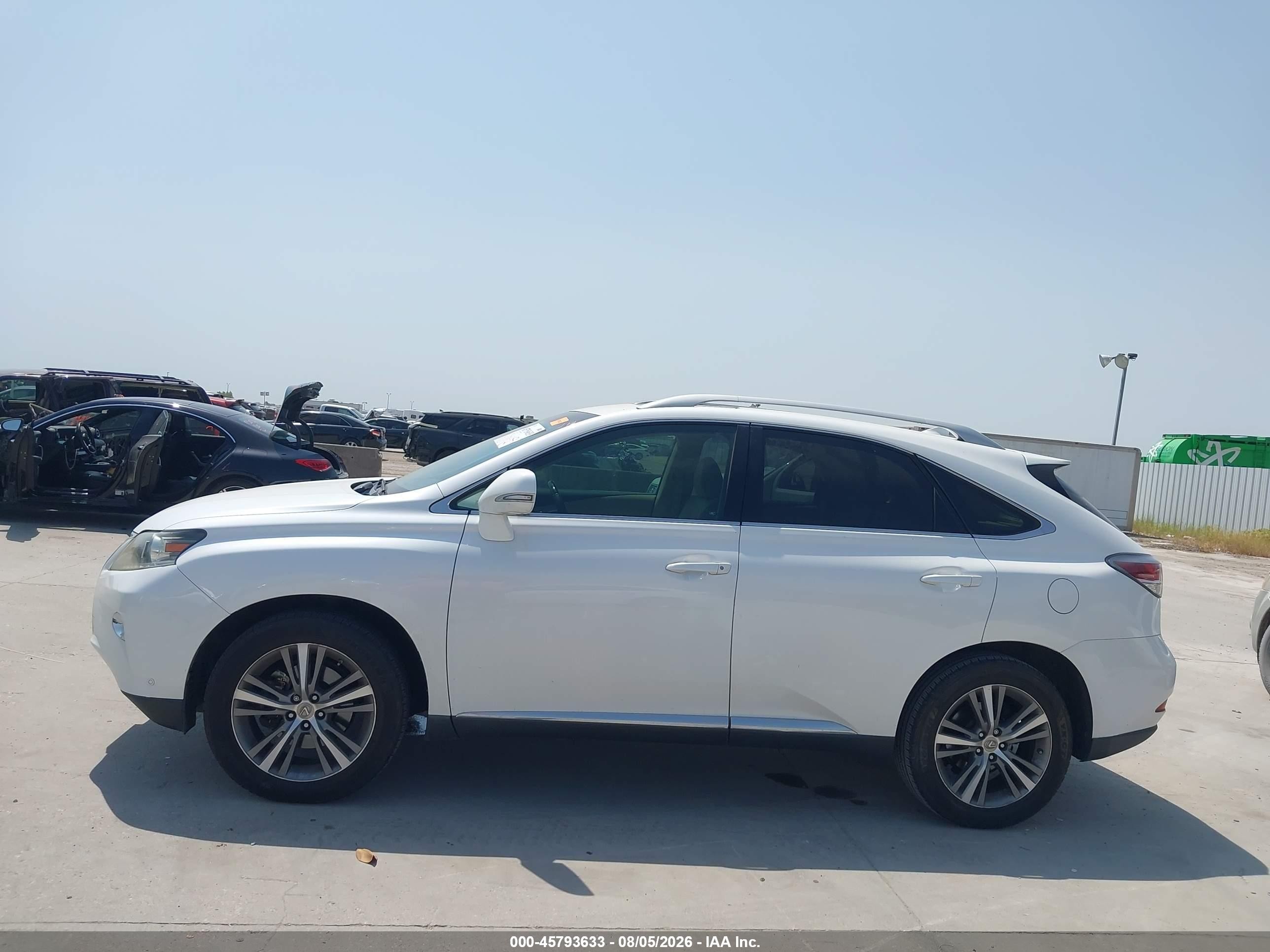 2015 Lexus Rx 350 White vin: 2T2ZK1BA3FC182476