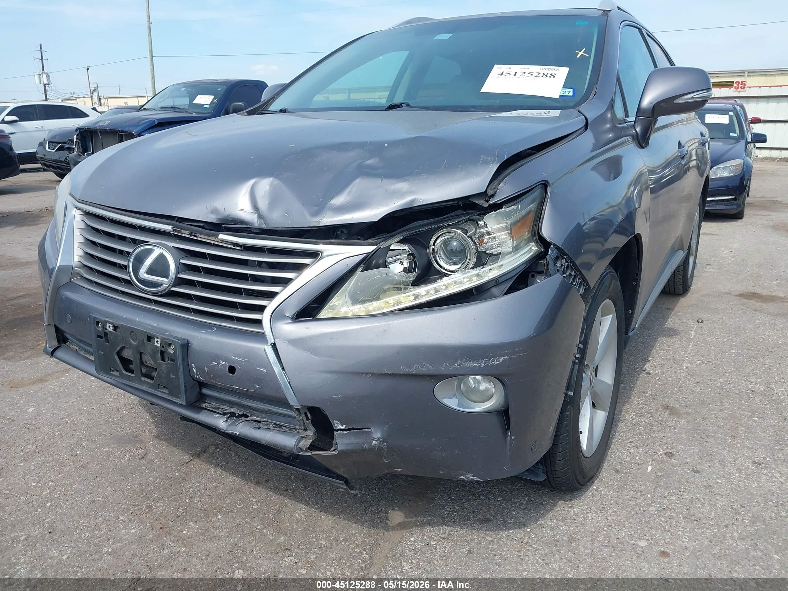 2015 Lexus Rx 350   Серый vin: 2T2ZK1BA3FC182686