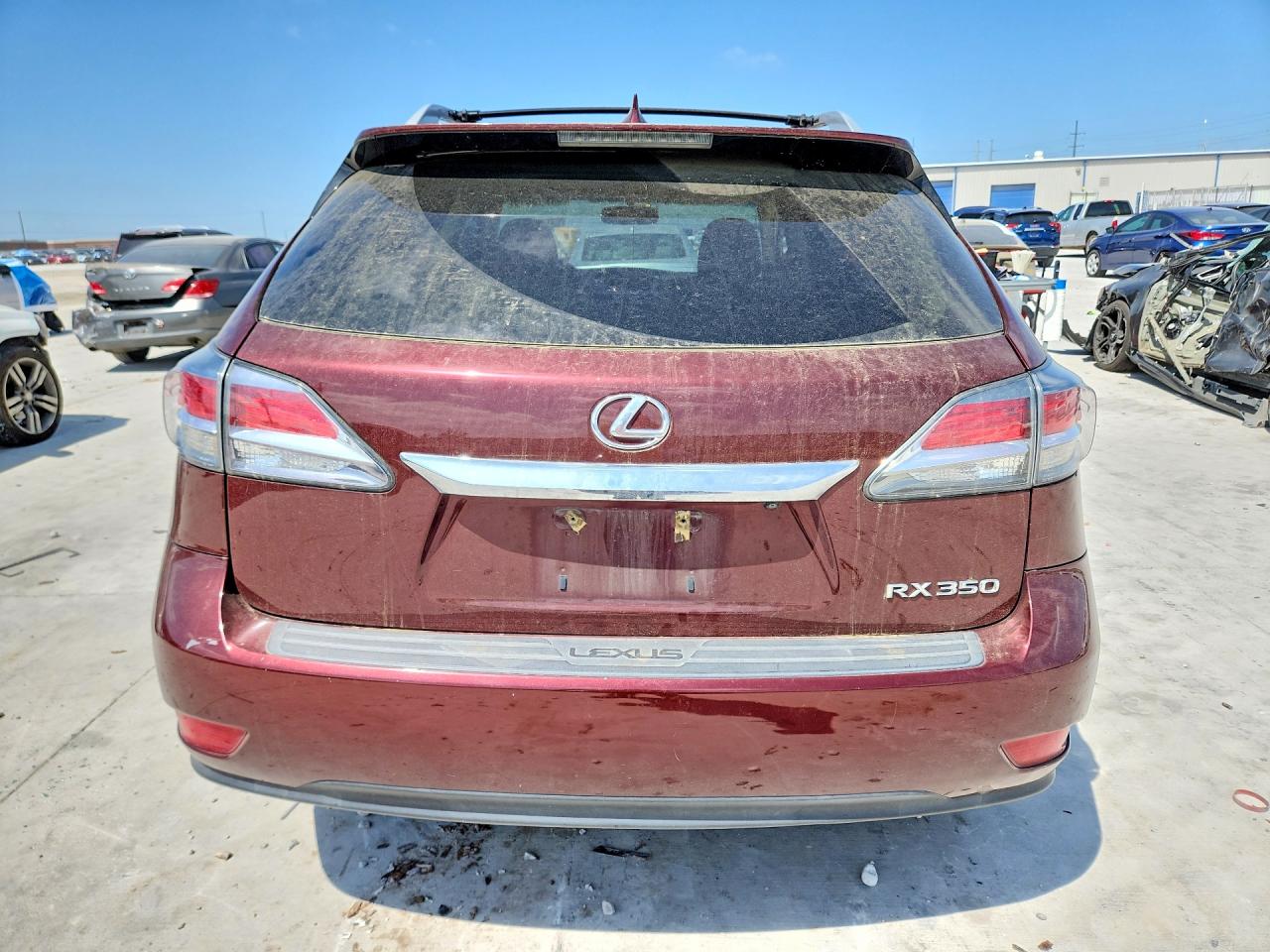 2015 Lexus Rx 350 Бордовый vin: 2T2ZK1BA3FC186155