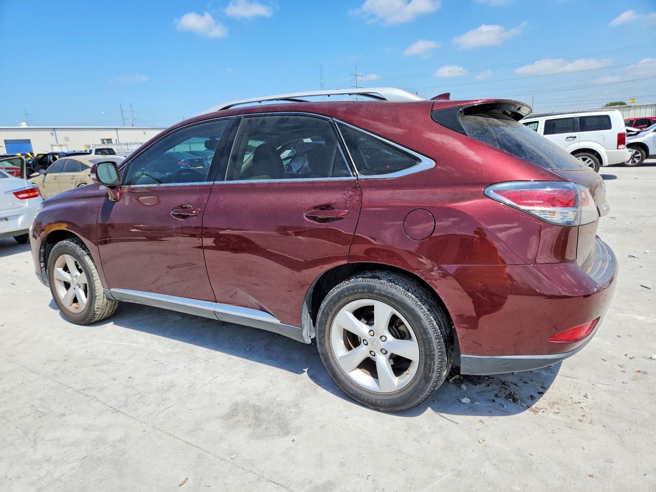 2015 Lexus Rx 350 Бордовый vin: 2T2ZK1BA3FC186155