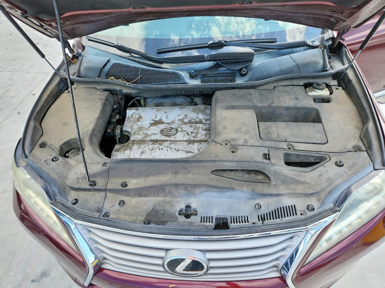 2015 Lexus Rx 350 Бордовый vin: 2T2ZK1BA3FC186155
