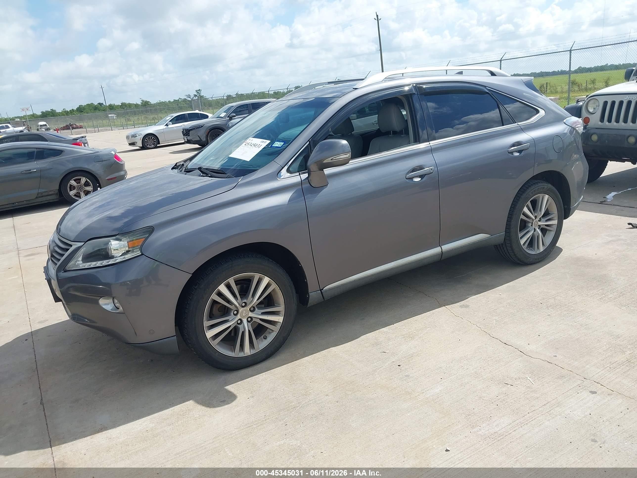 2015 Lexus Rx 350   Gray vin: 2T2ZK1BA3FC195969