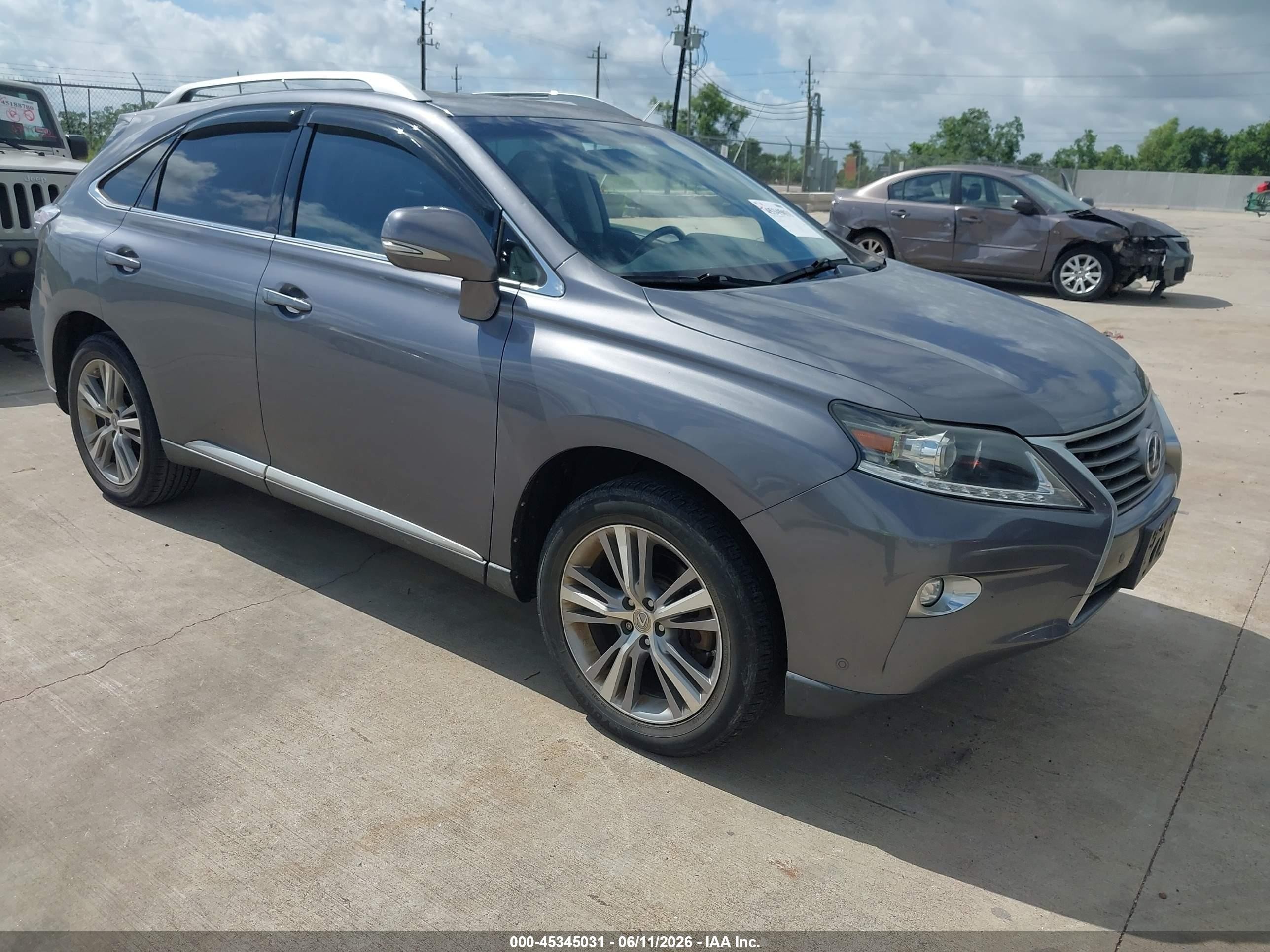 2015 Lexus Rx 350   Gray vin: 2T2ZK1BA3FC195969