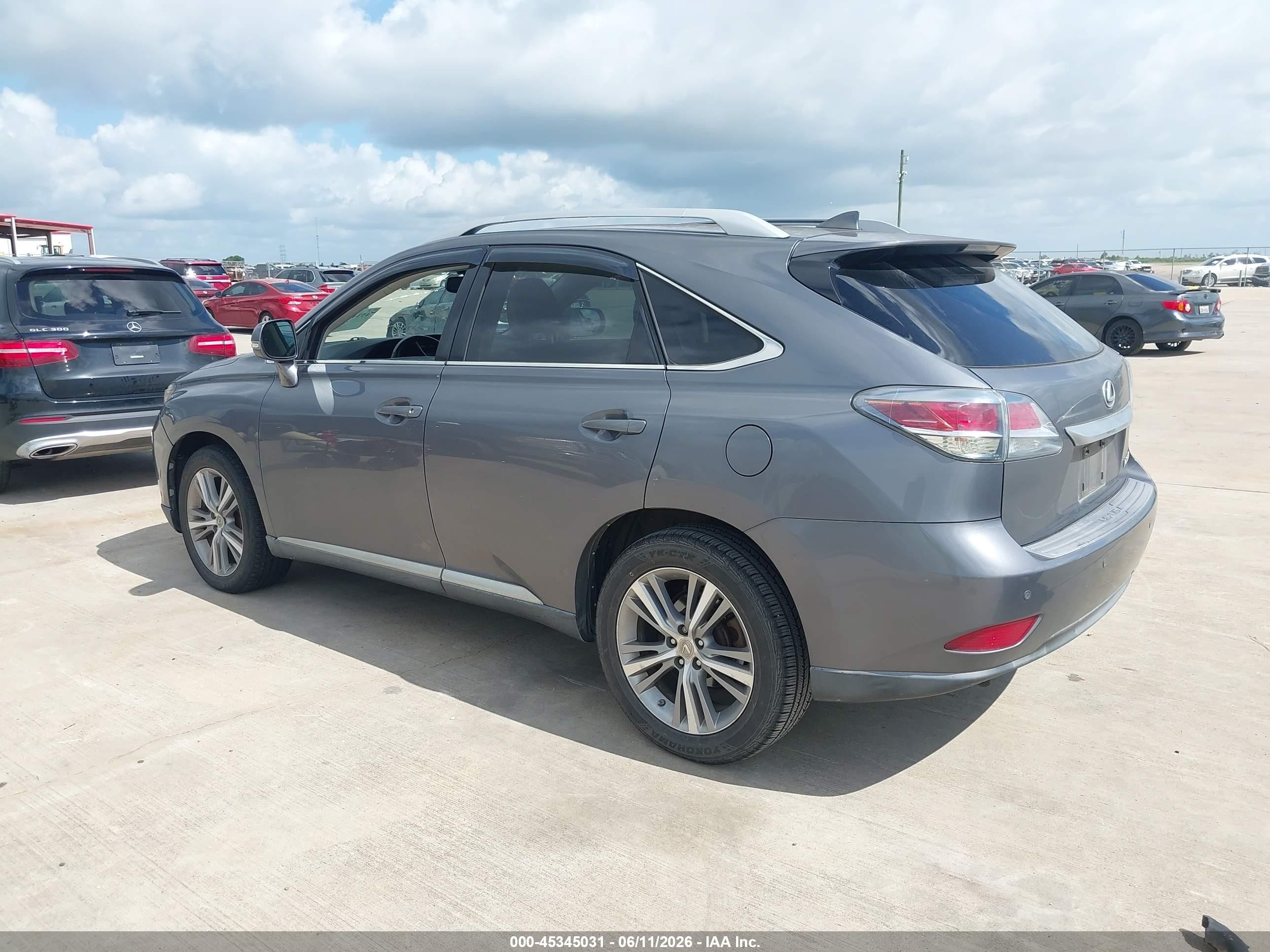 2015 Lexus Rx 350   Gray vin: 2T2ZK1BA3FC195969