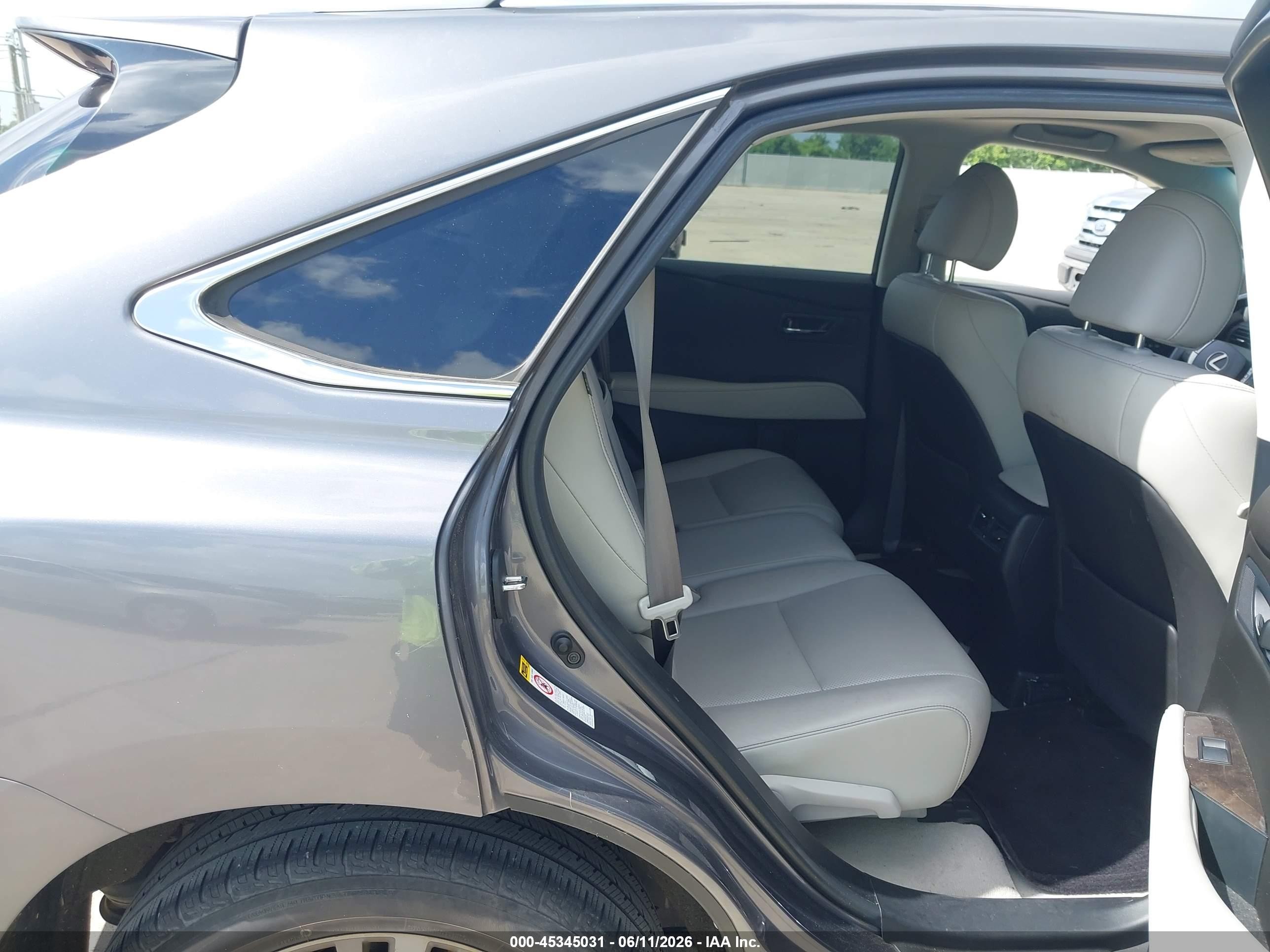 2015 Lexus Rx 350   Gray vin: 2T2ZK1BA3FC195969