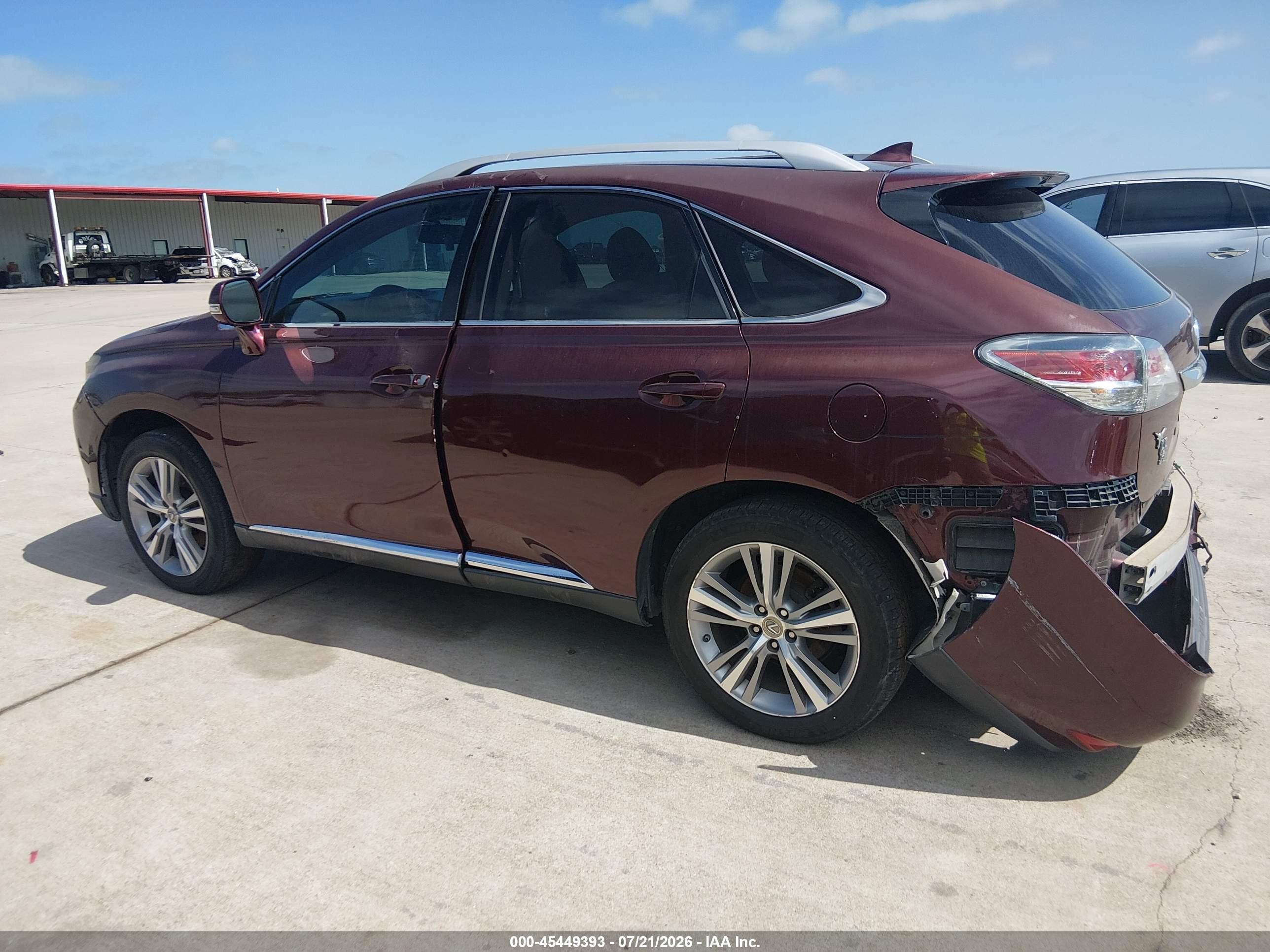 2015 Lexus Rx 350   Burgundy vin: 2T2ZK1BA3FC197463