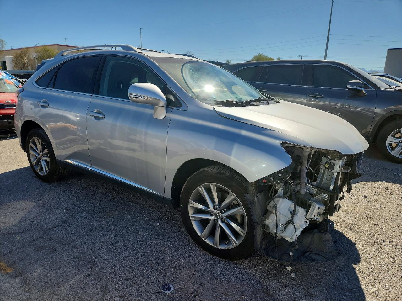 2015 Lexus Rx 350 Base Silver vin: 2T2ZK1BA3FC198855