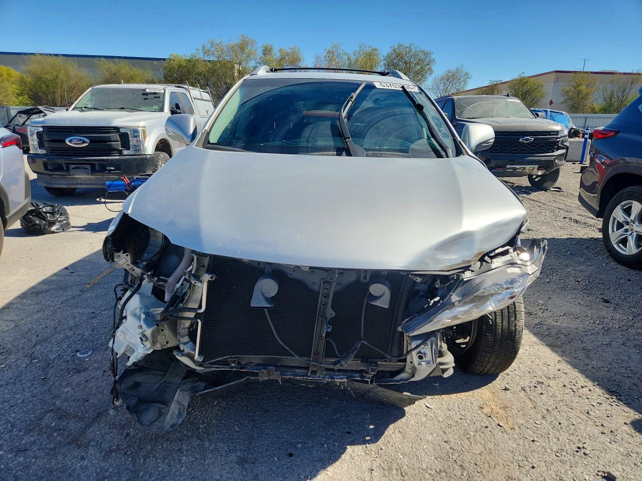 2015 Lexus Rx 350 Base Silver vin: 2T2ZK1BA3FC198855