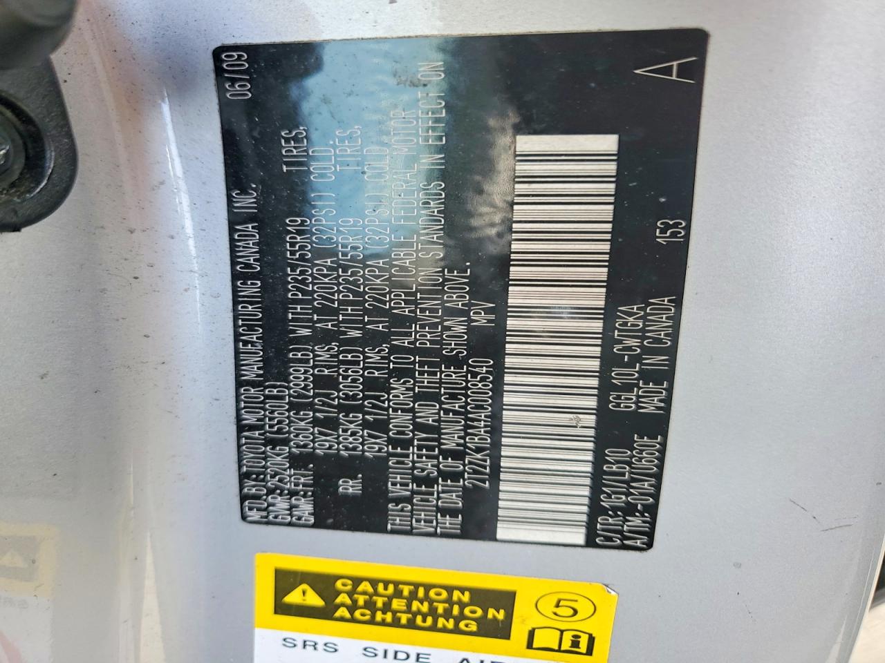 2010 Lexus Rx 350 Gray vin: 2T2ZK1BA4AC008540