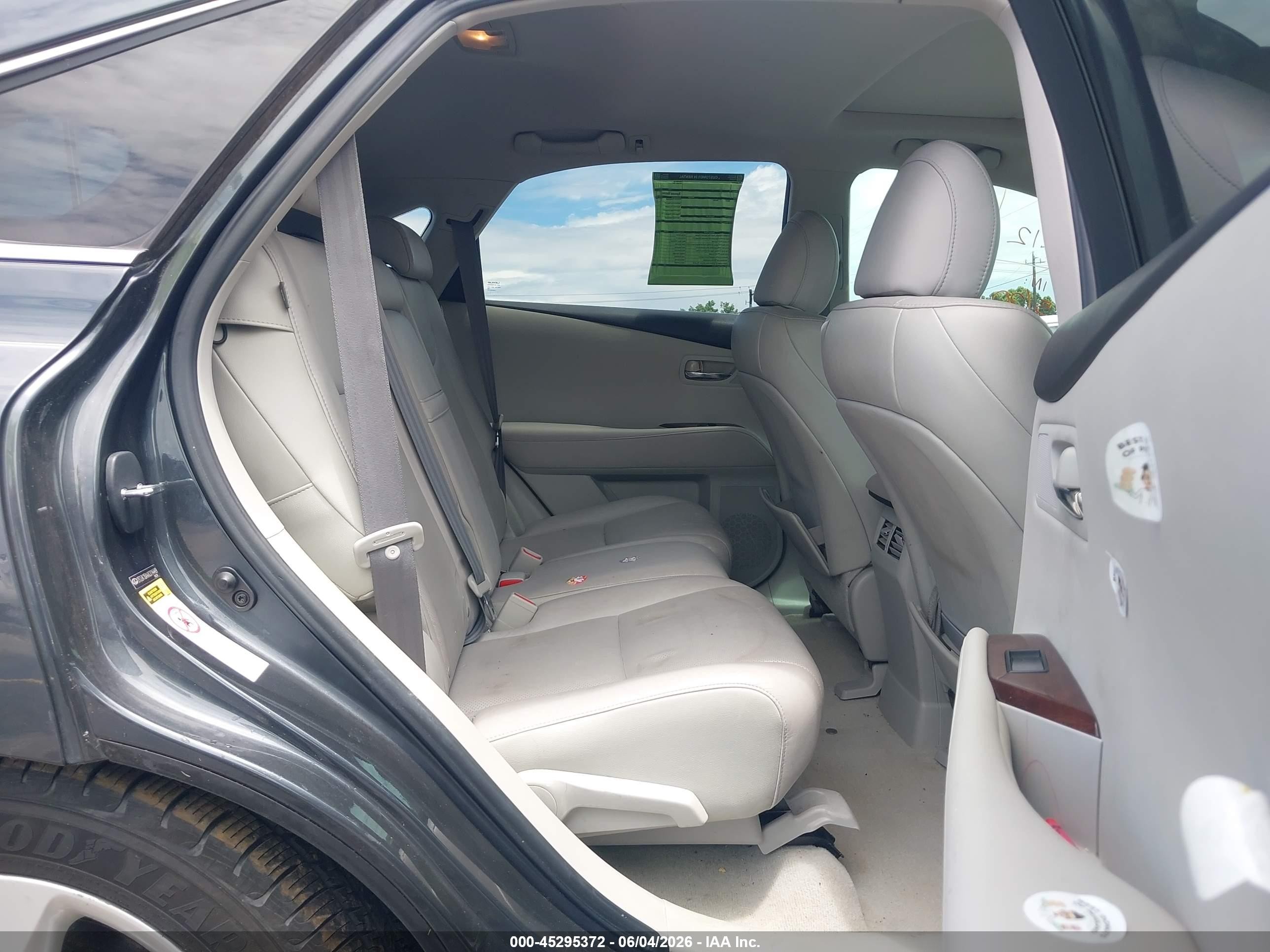 2010 Lexus Rx 350   Gray vin: 2T2ZK1BA4AC014449