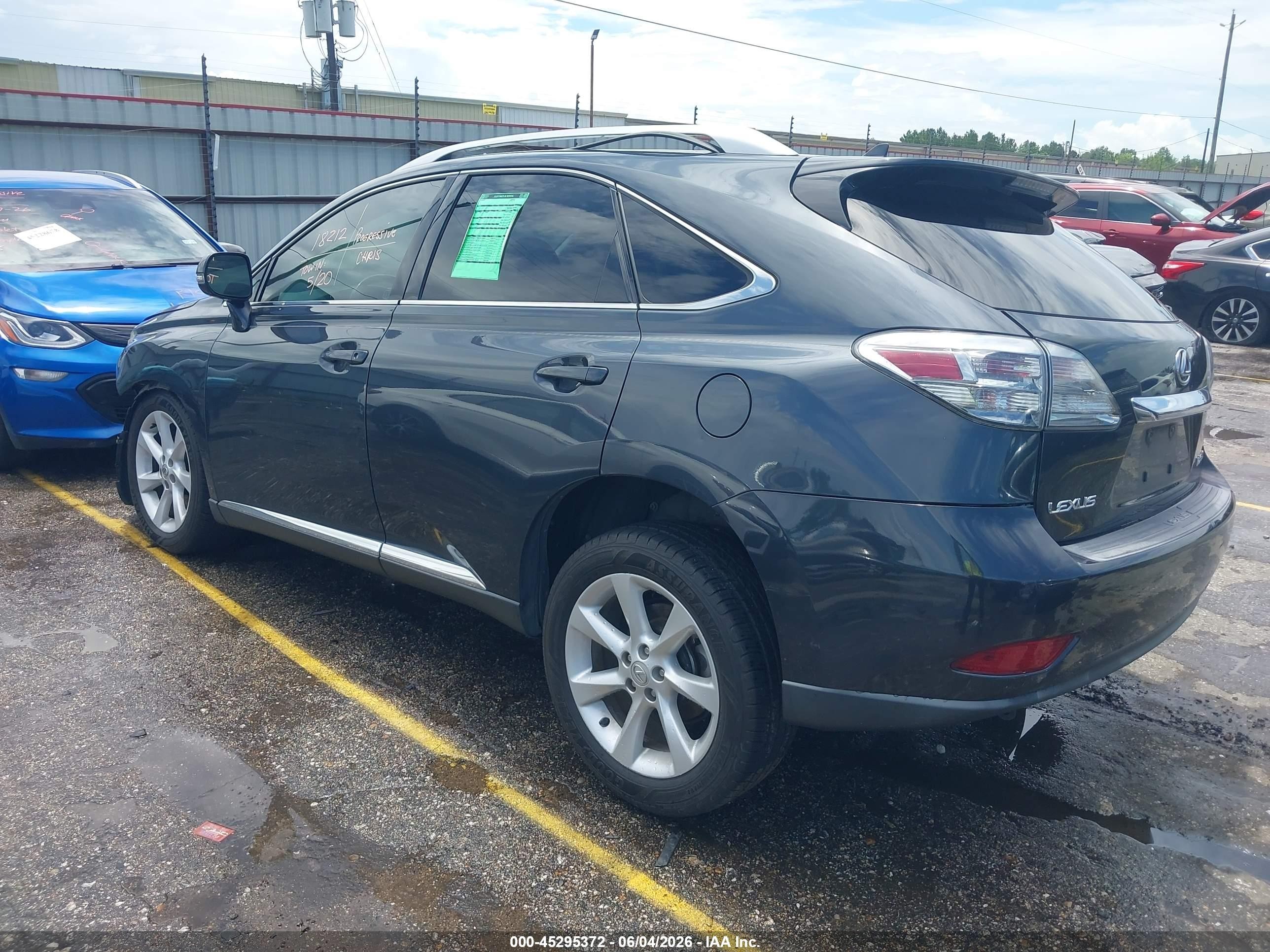 2010 Lexus Rx 350   Gray vin: 2T2ZK1BA4AC014449