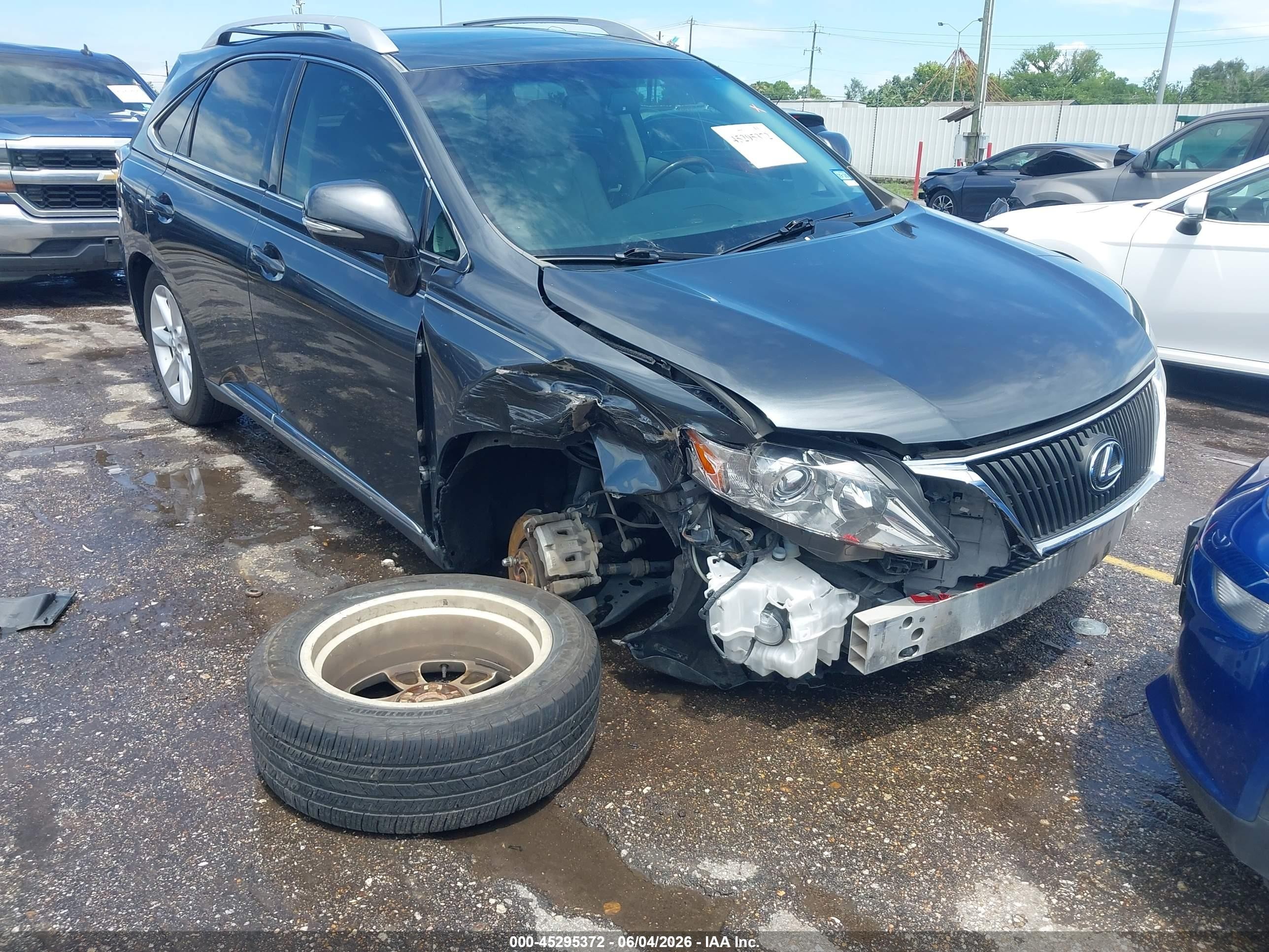2010 Lexus Rx 350   Gray vin: 2T2ZK1BA4AC014449