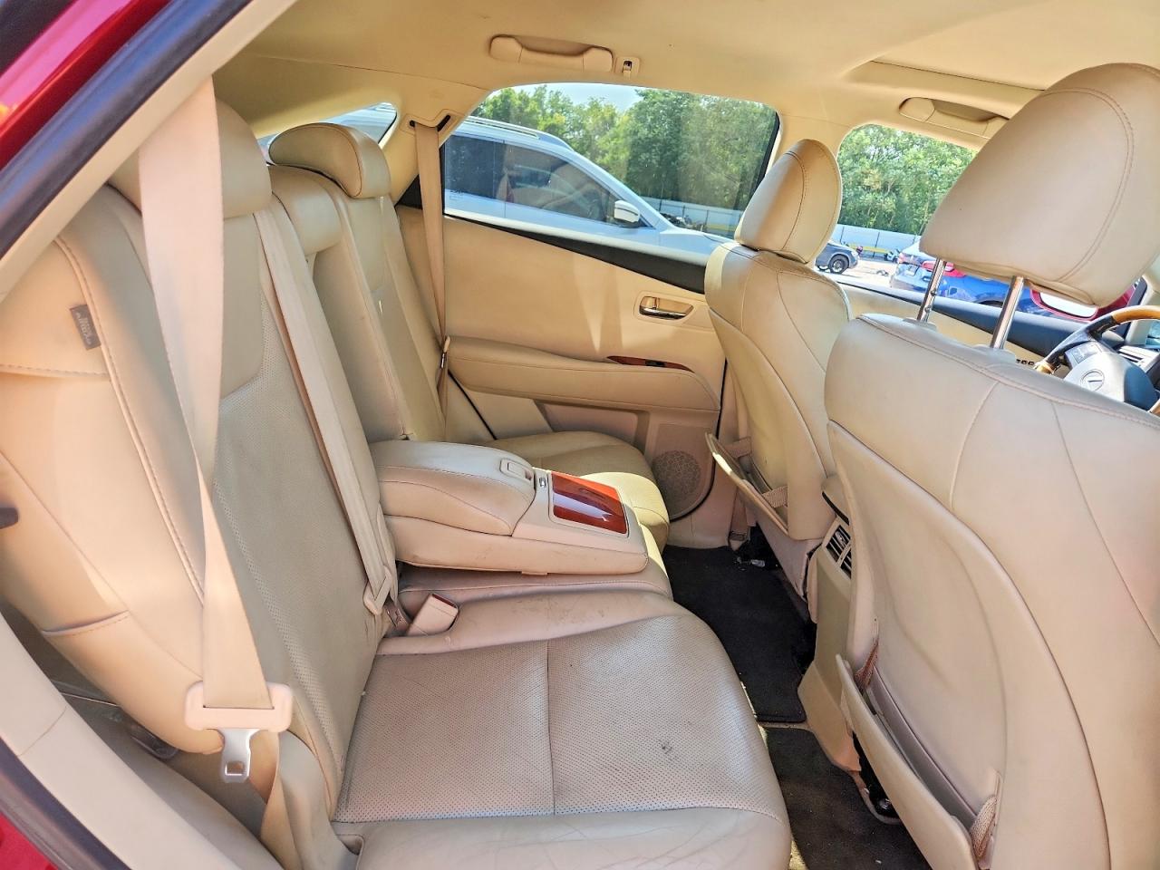2010 Lexus Rx 350 Red vin: 2T2ZK1BA4AC019148