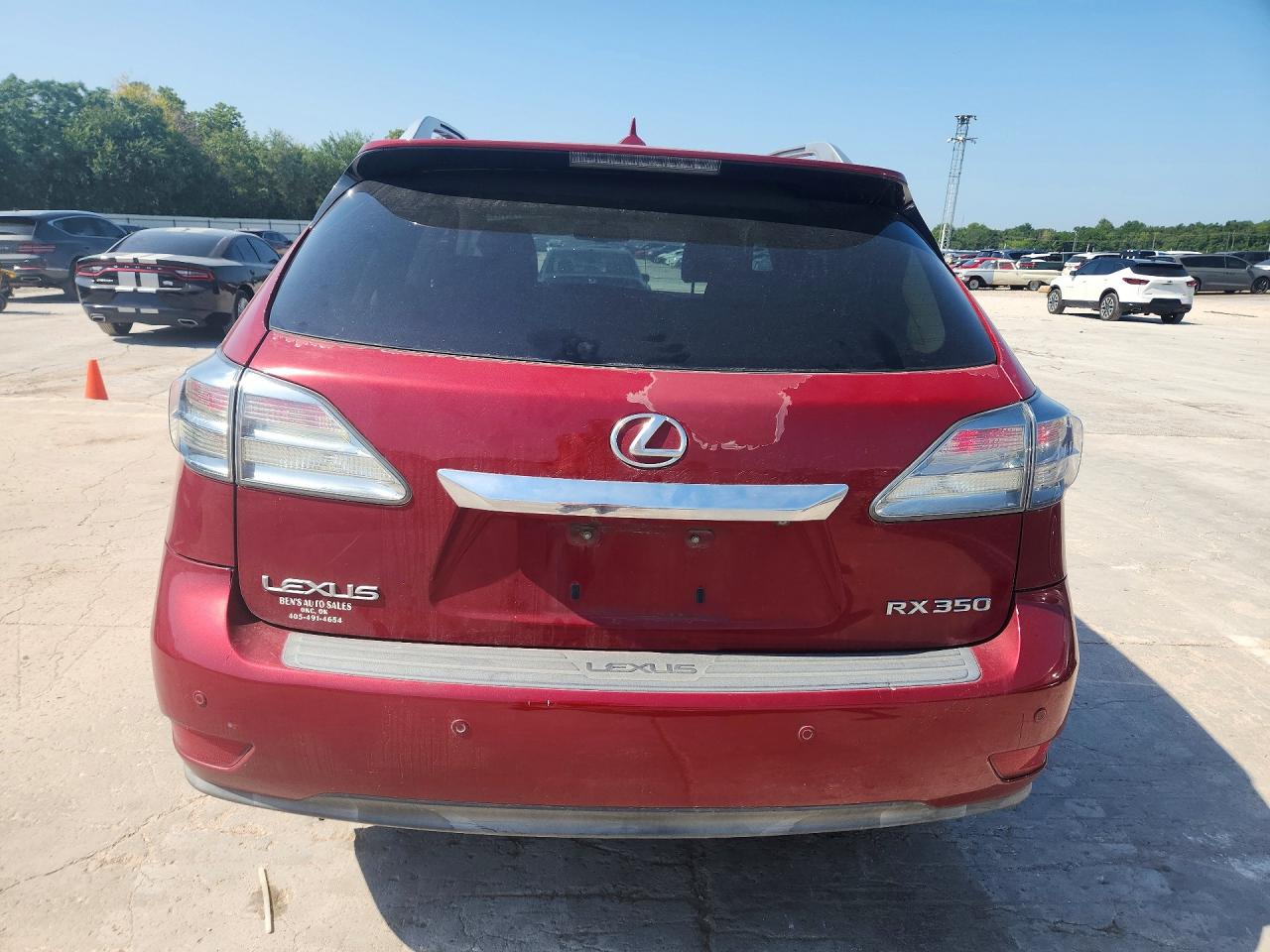 2010 Lexus Rx 350 Red vin: 2T2ZK1BA4AC019148