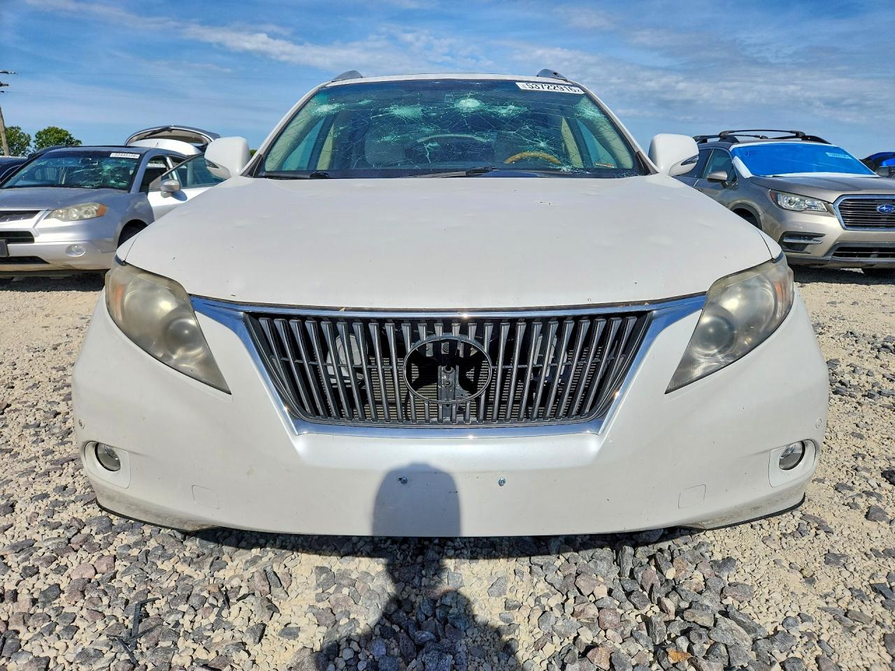 2010 Lexus Rx 350 Белый vin: 2T2ZK1BA4AC023071
