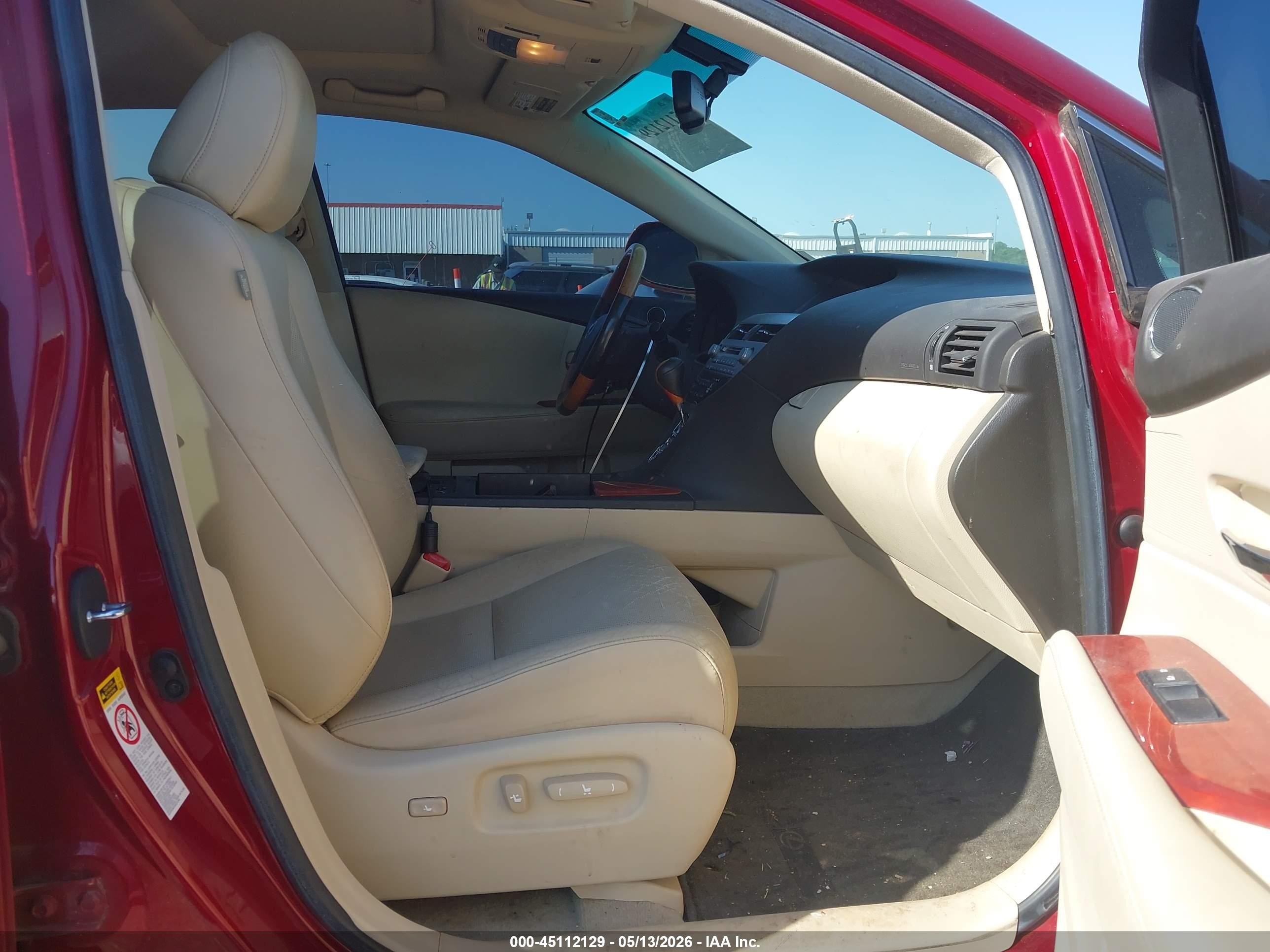 2010 Lexus Rx 350 Red vin: 2T2ZK1BA4AC025919