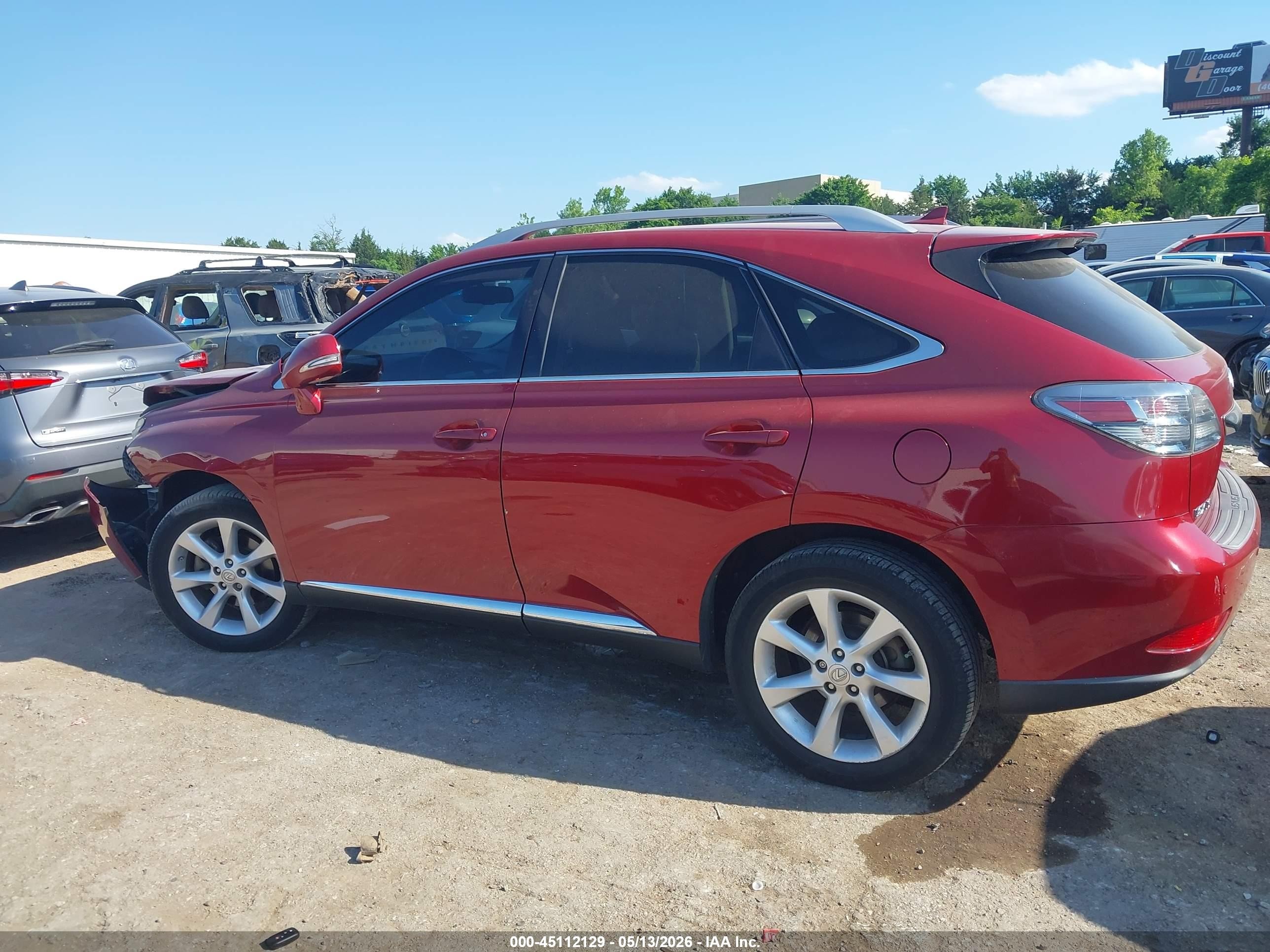 2010 Lexus Rx 350 Red vin: 2T2ZK1BA4AC025919