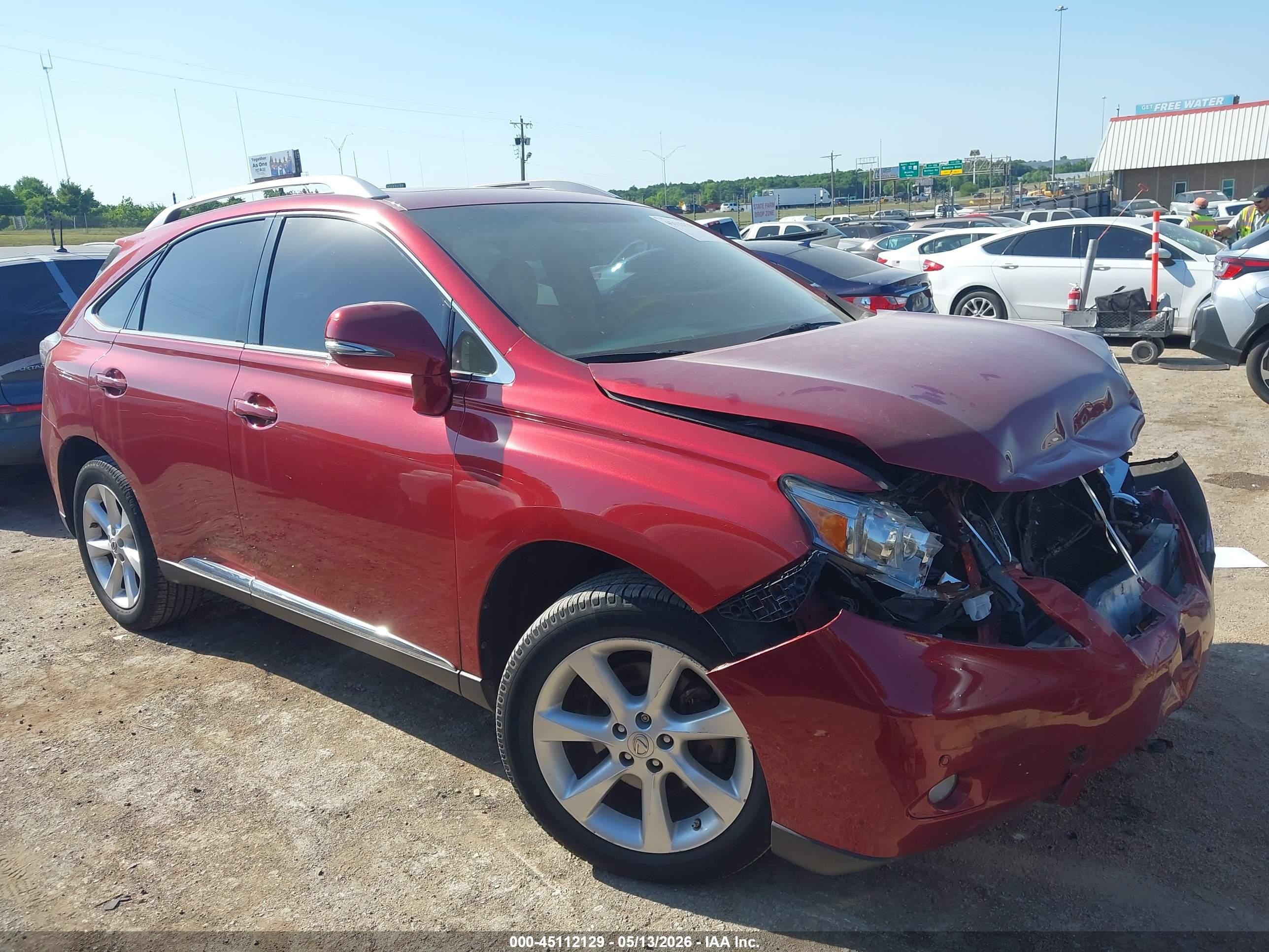 2010 Lexus Rx 350 Red vin: 2T2ZK1BA4AC025919