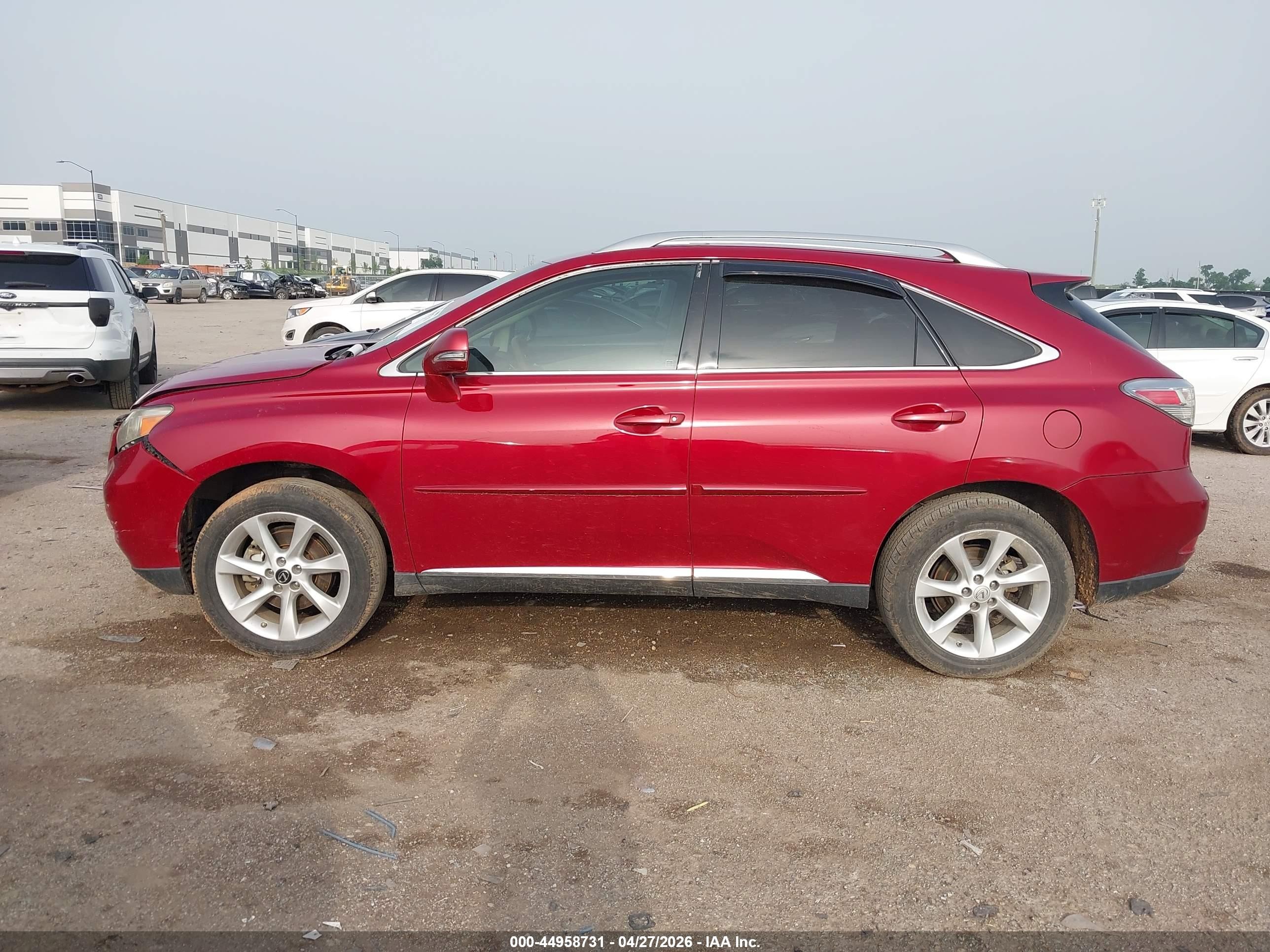 2010 Lexus Rx 350   Red vin: 2T2ZK1BA4AC026990