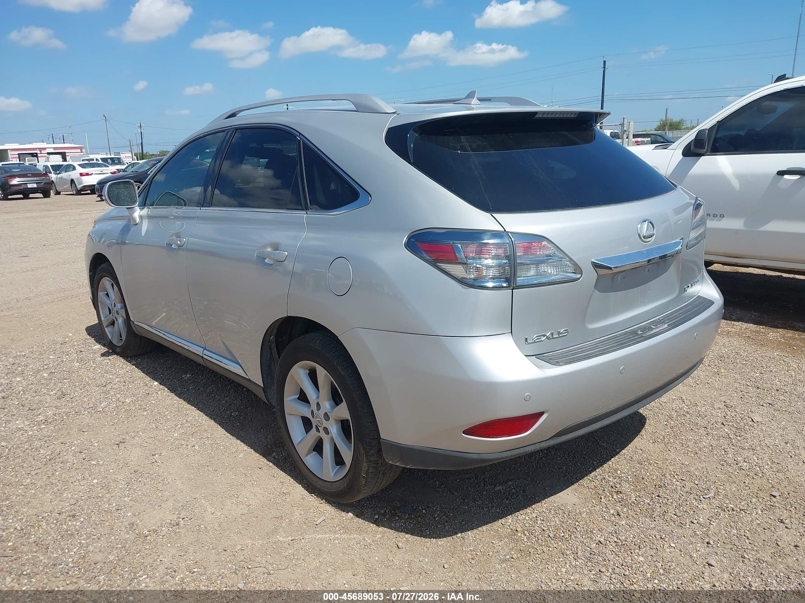 2010 Lexus Rx 350   Серебряный vin: 2T2ZK1BA4AC035141