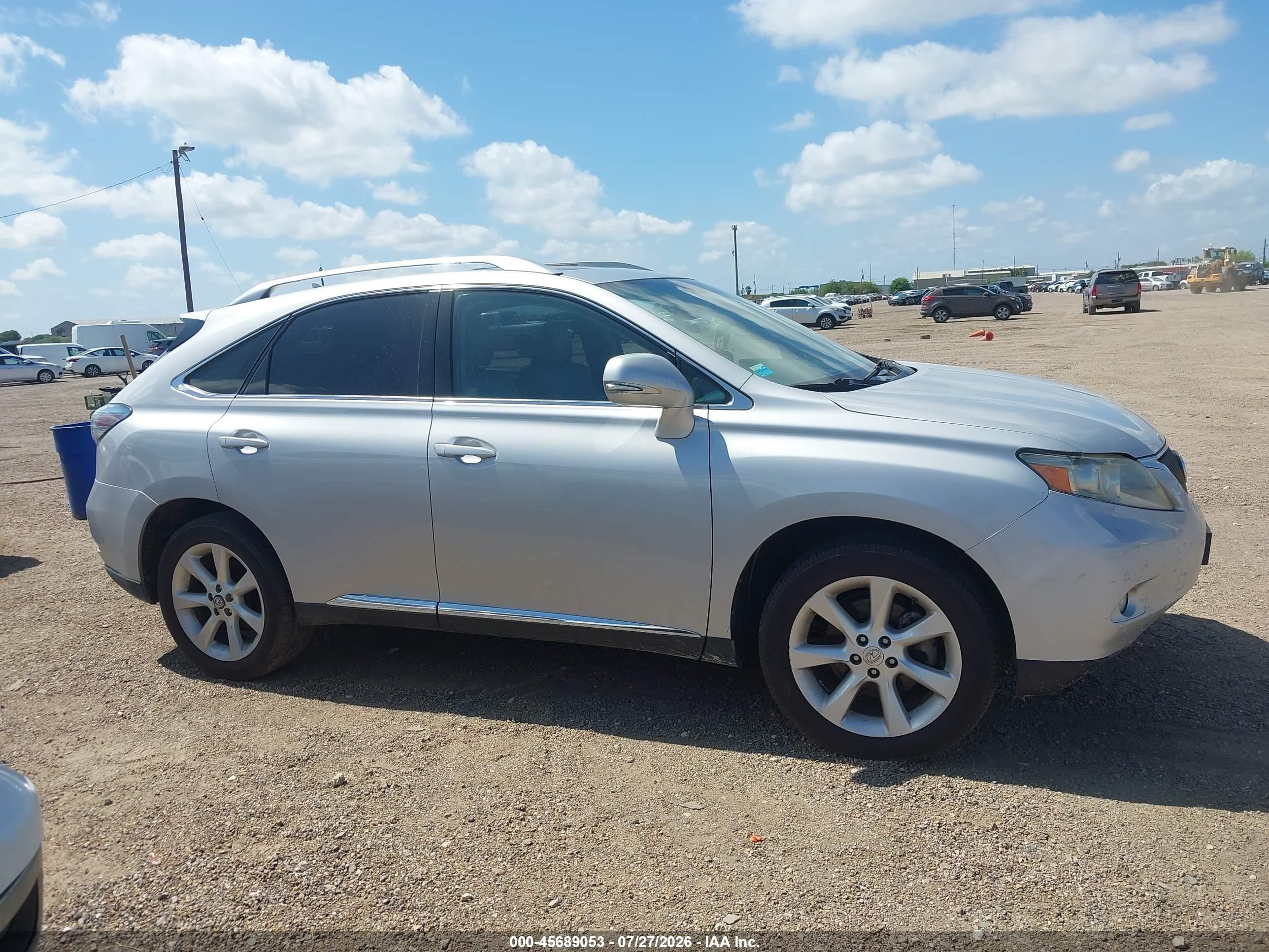 2010 Lexus Rx 350   Серебряный vin: 2T2ZK1BA4AC035141