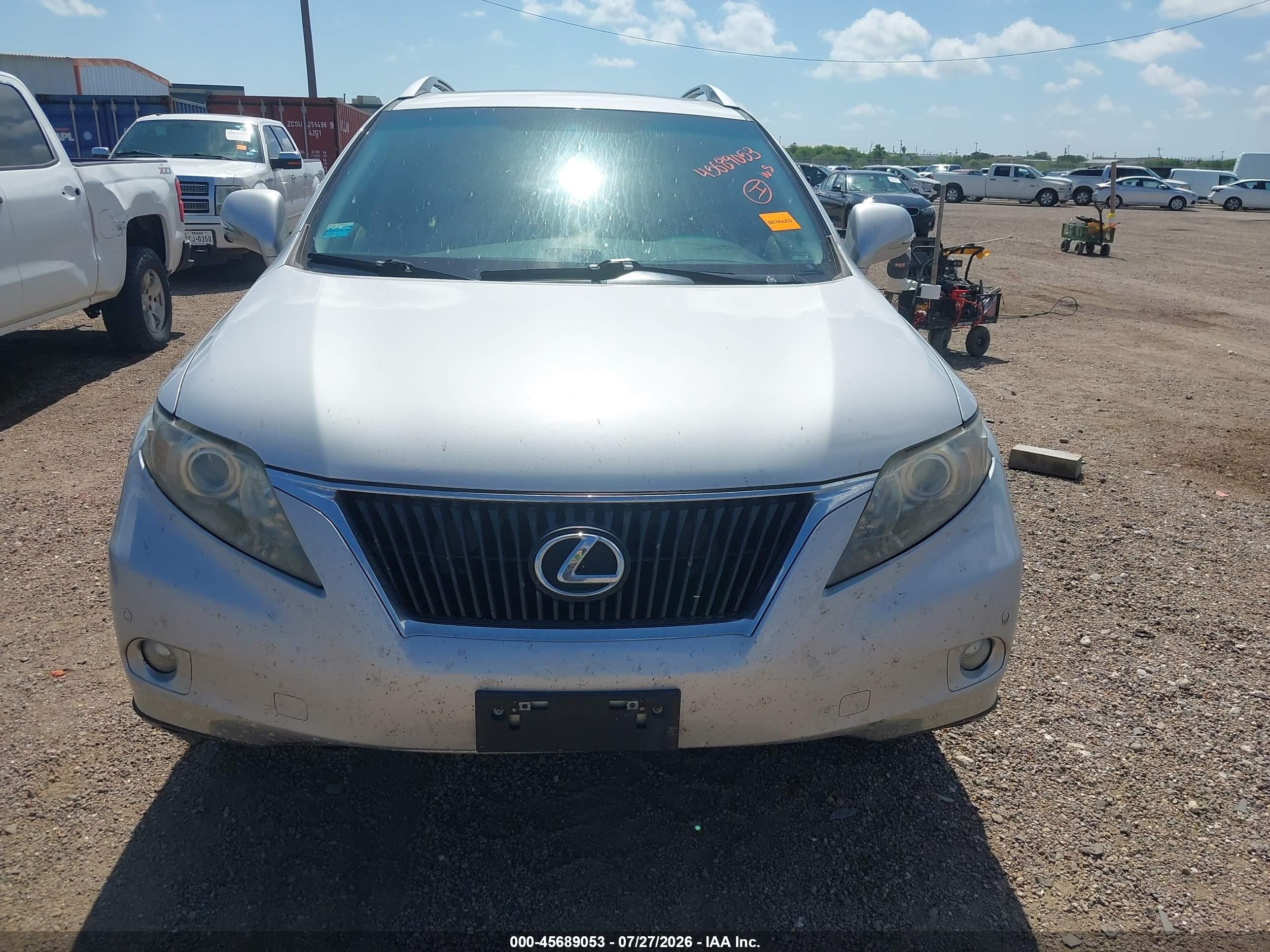 2010 Lexus Rx 350   Серебряный vin: 2T2ZK1BA4AC035141