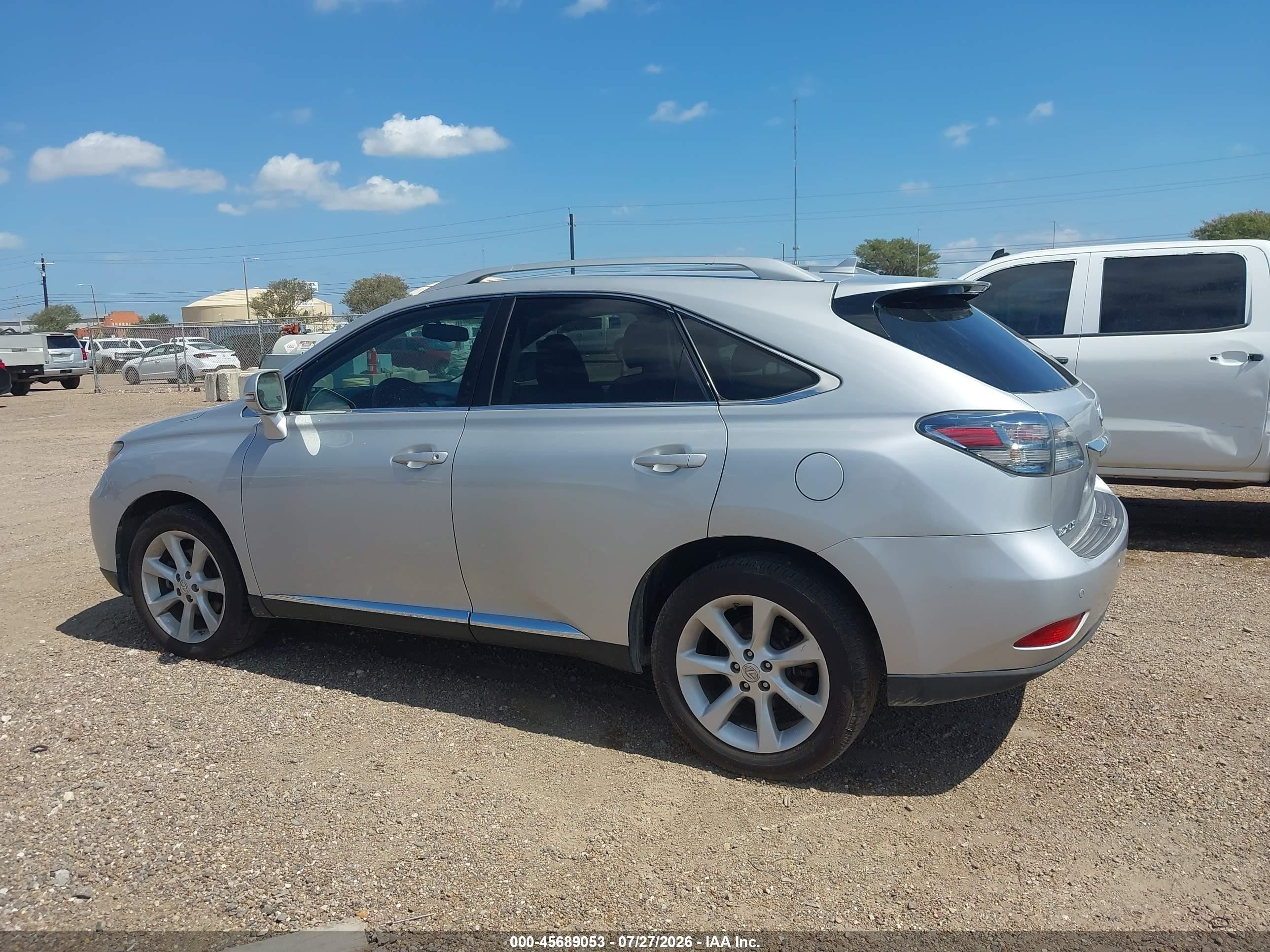 2010 Lexus Rx 350   Серебряный vin: 2T2ZK1BA4AC035141
