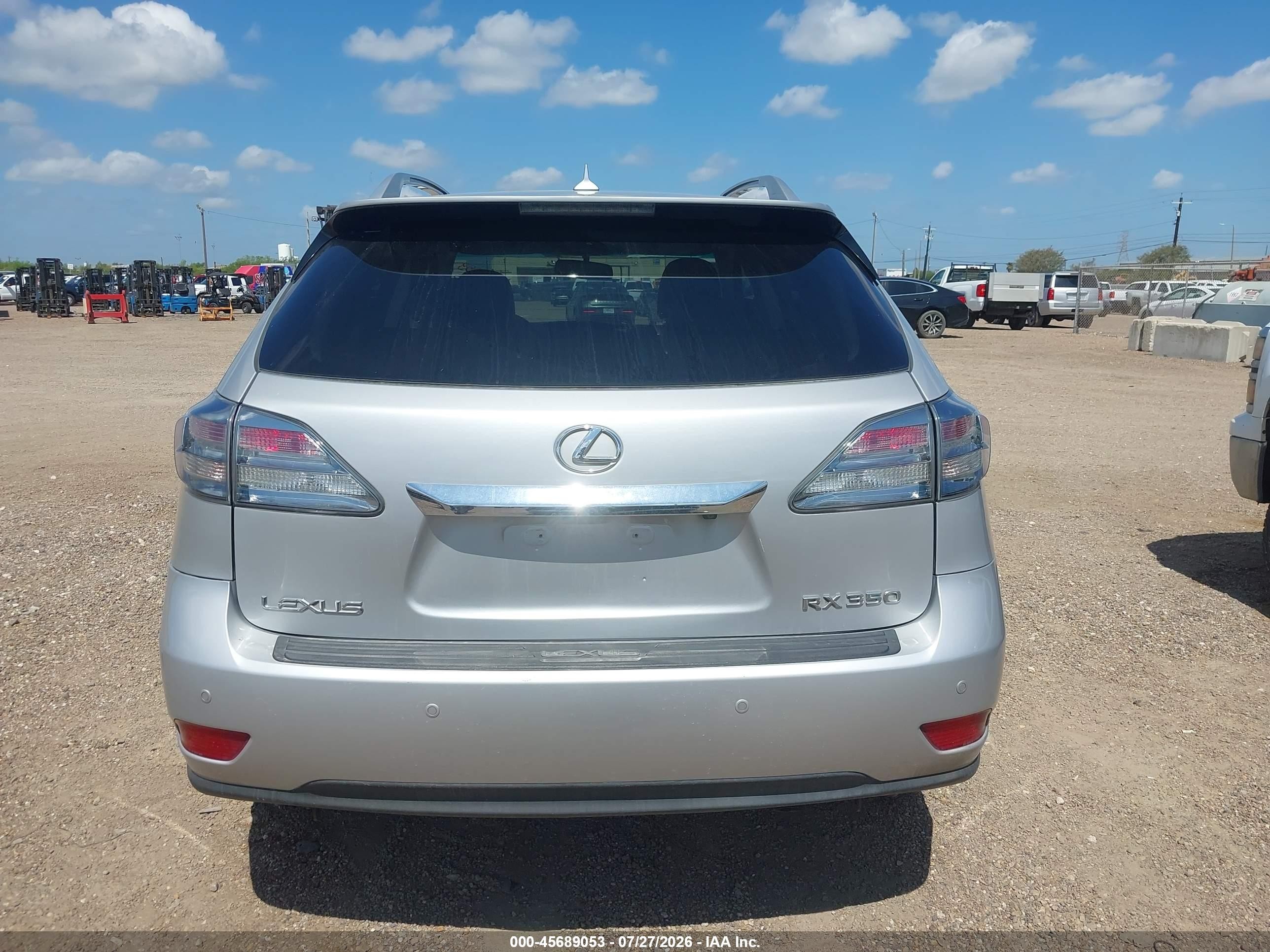 2010 Lexus Rx 350   Серебряный vin: 2T2ZK1BA4AC035141