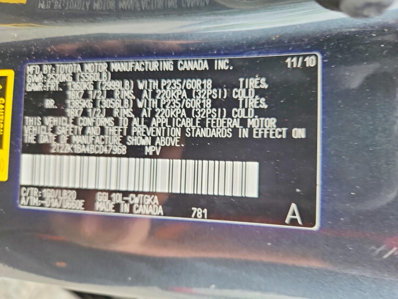 2011 Lexus Rx 350 Gray vin: 2T2ZK1BA4BC047968