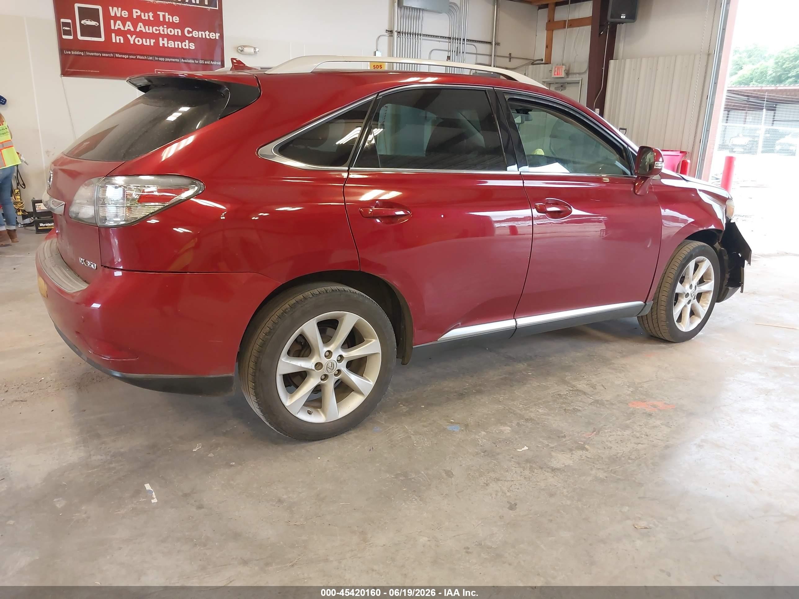 2011 Lexus Rx 350   Red vin: 2T2ZK1BA4BC049347