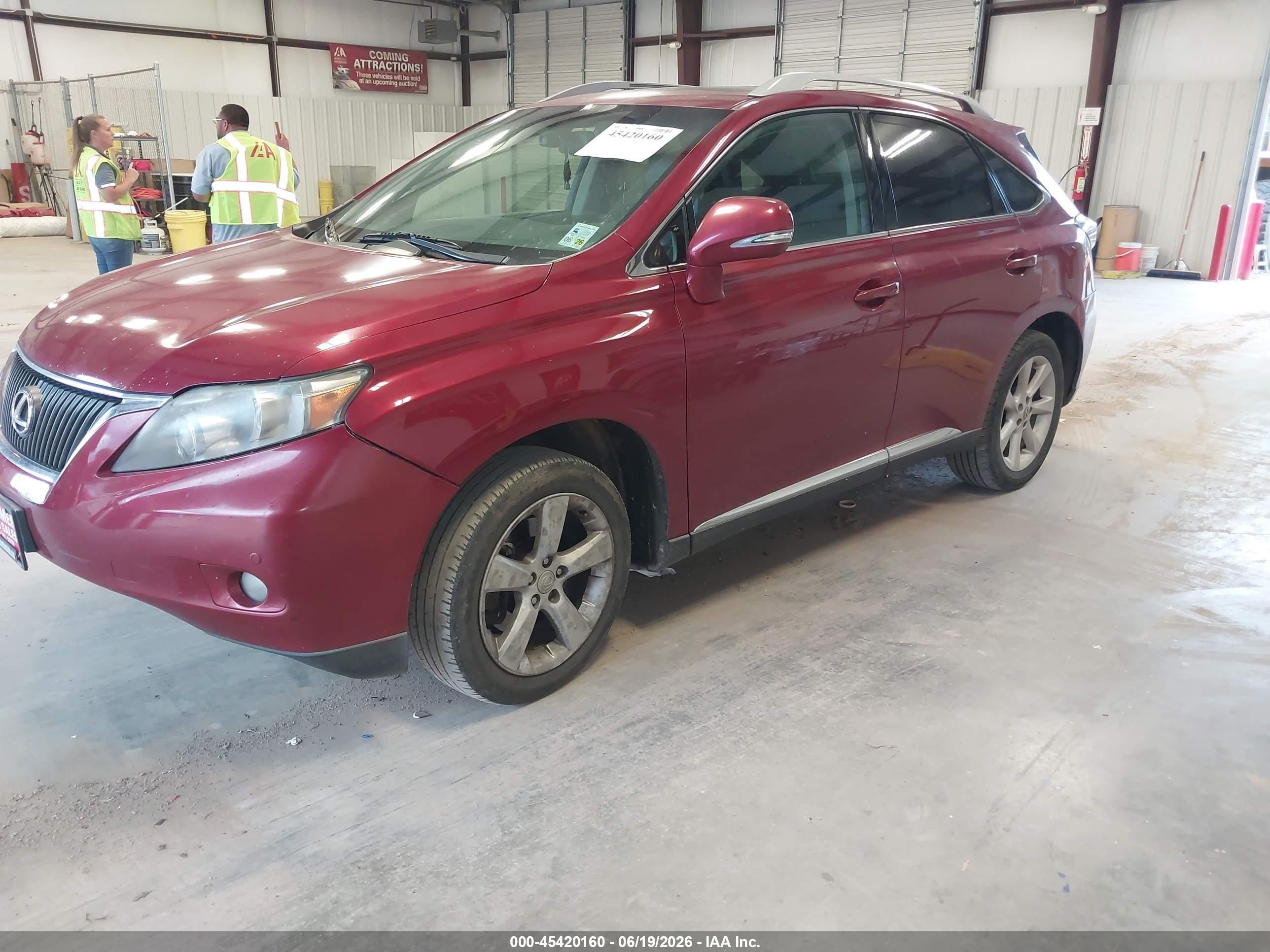 2011 Lexus Rx 350   Red vin: 2T2ZK1BA4BC049347