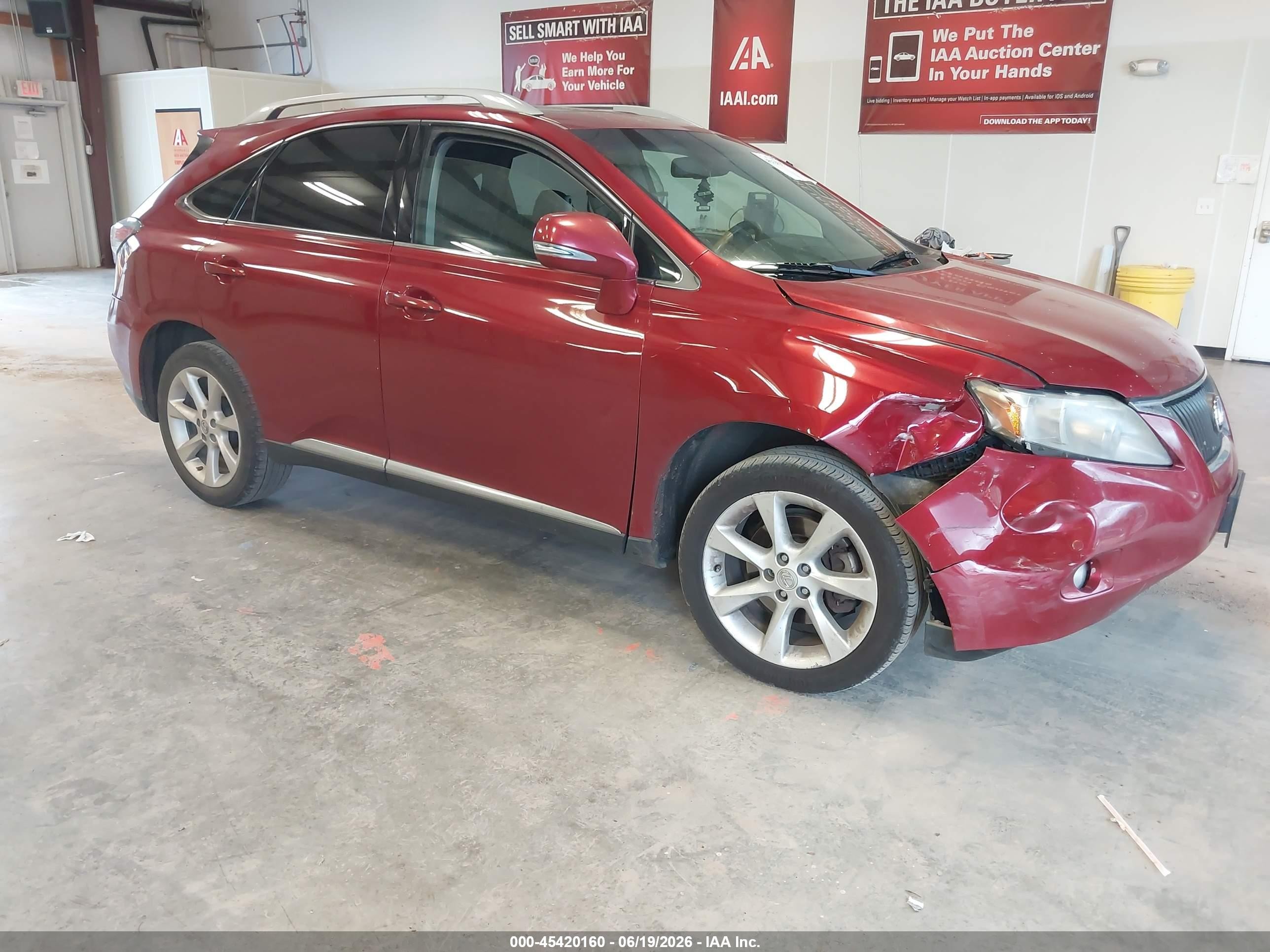 2011 Lexus Rx 350   Red vin: 2T2ZK1BA4BC049347