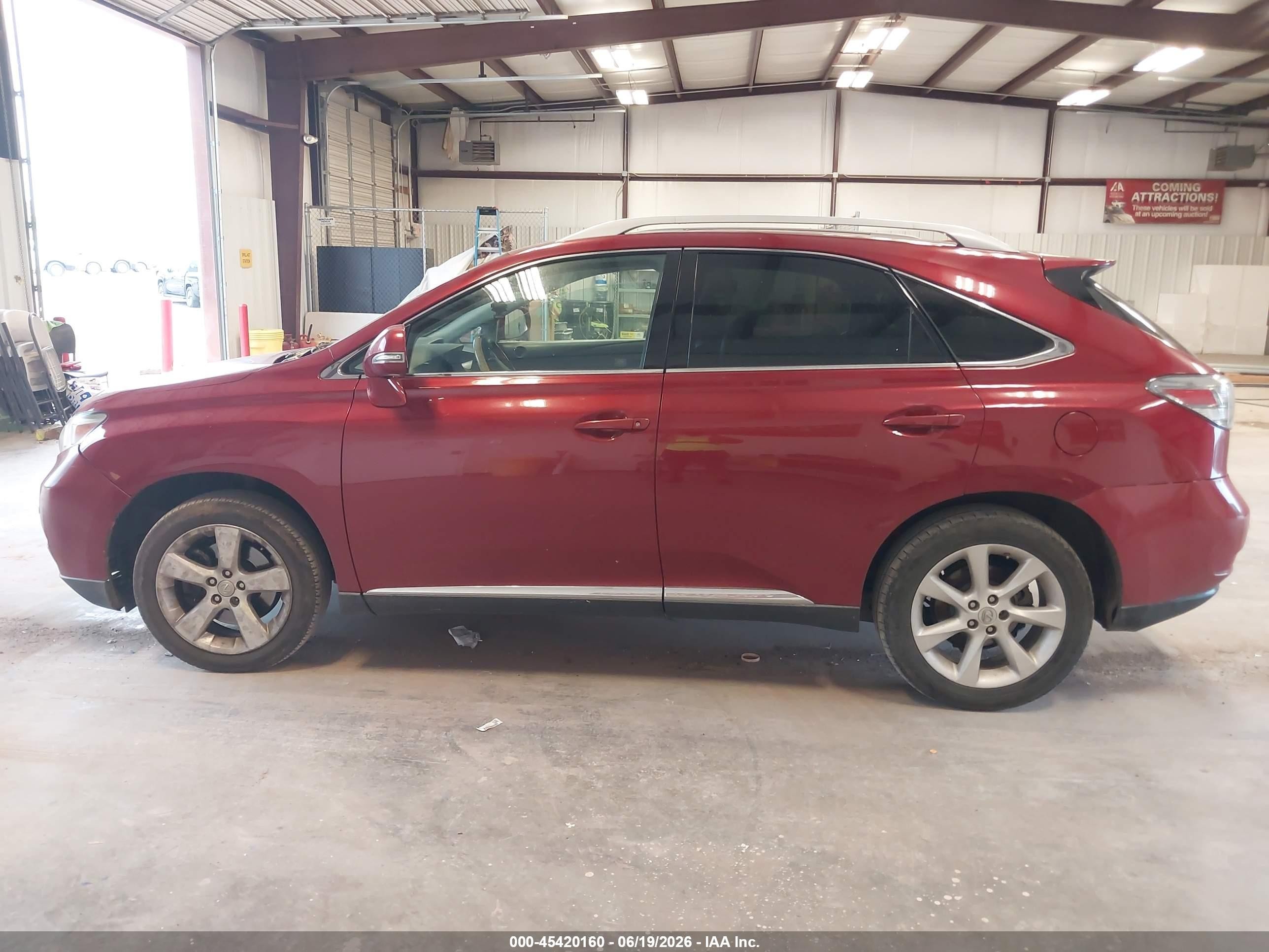 2011 Lexus Rx 350   Red vin: 2T2ZK1BA4BC049347