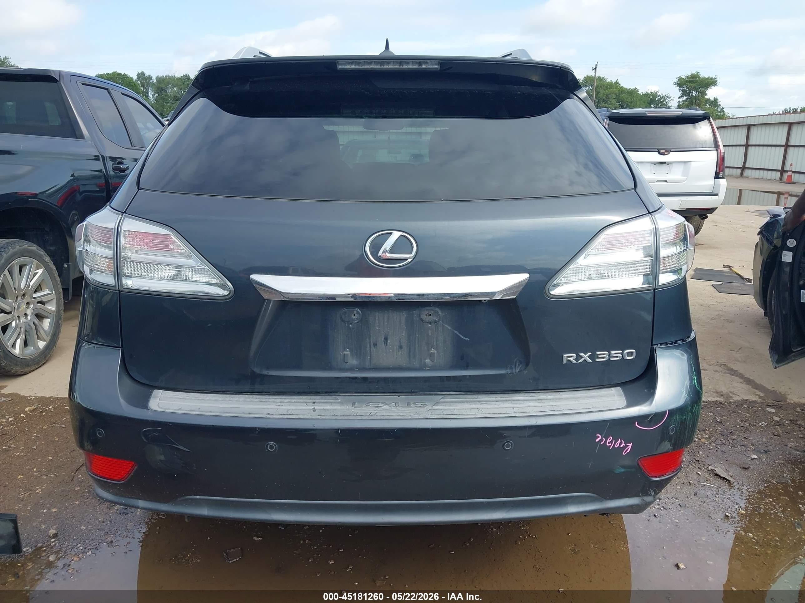 2011 Lexus Rx 350   Gray vin: 2T2ZK1BA4BC051812