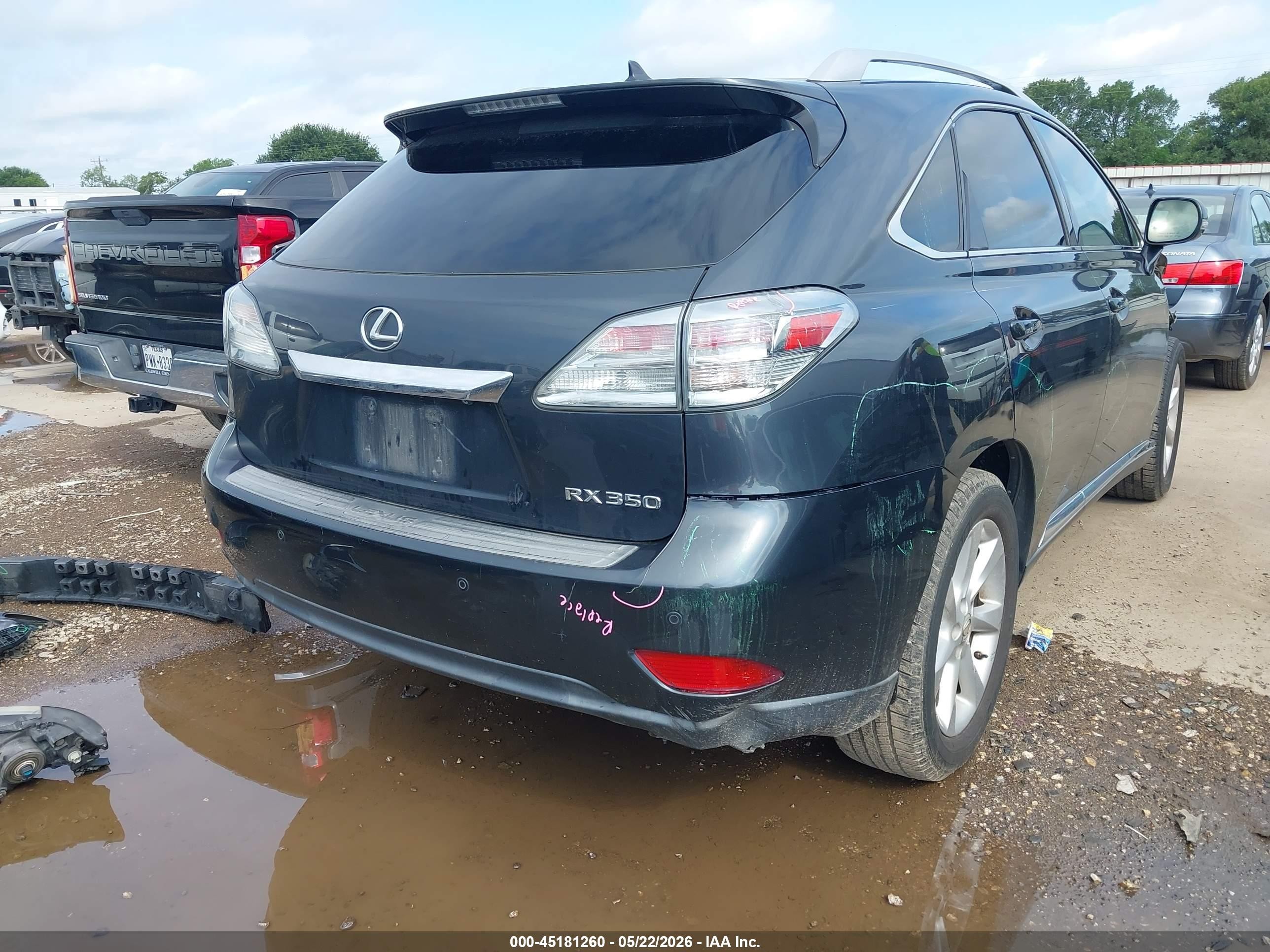2011 Lexus Rx 350   Gray vin: 2T2ZK1BA4BC051812