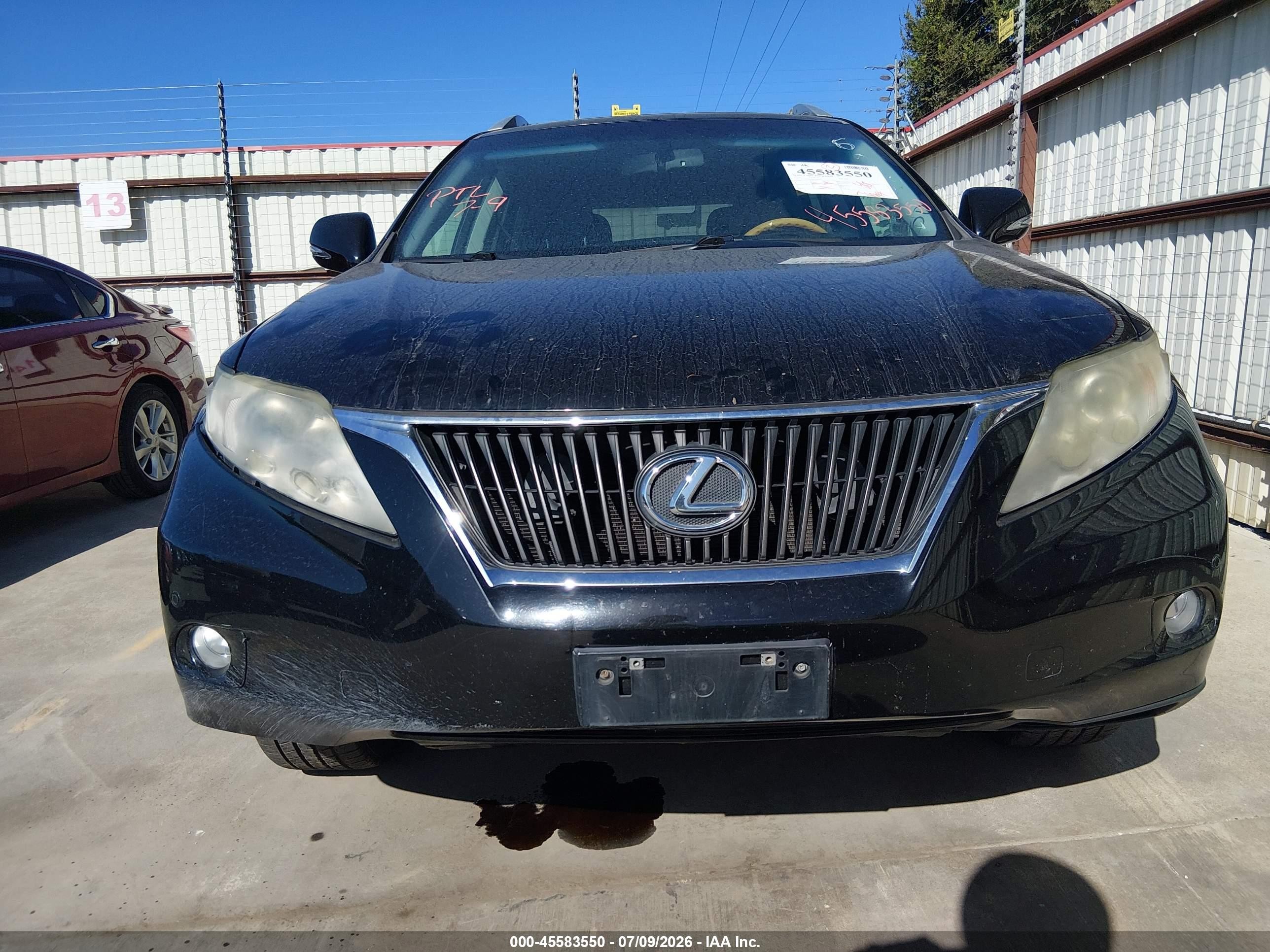 2011 Lexus Rx 350 Black vin: 2T2ZK1BA4BC056945