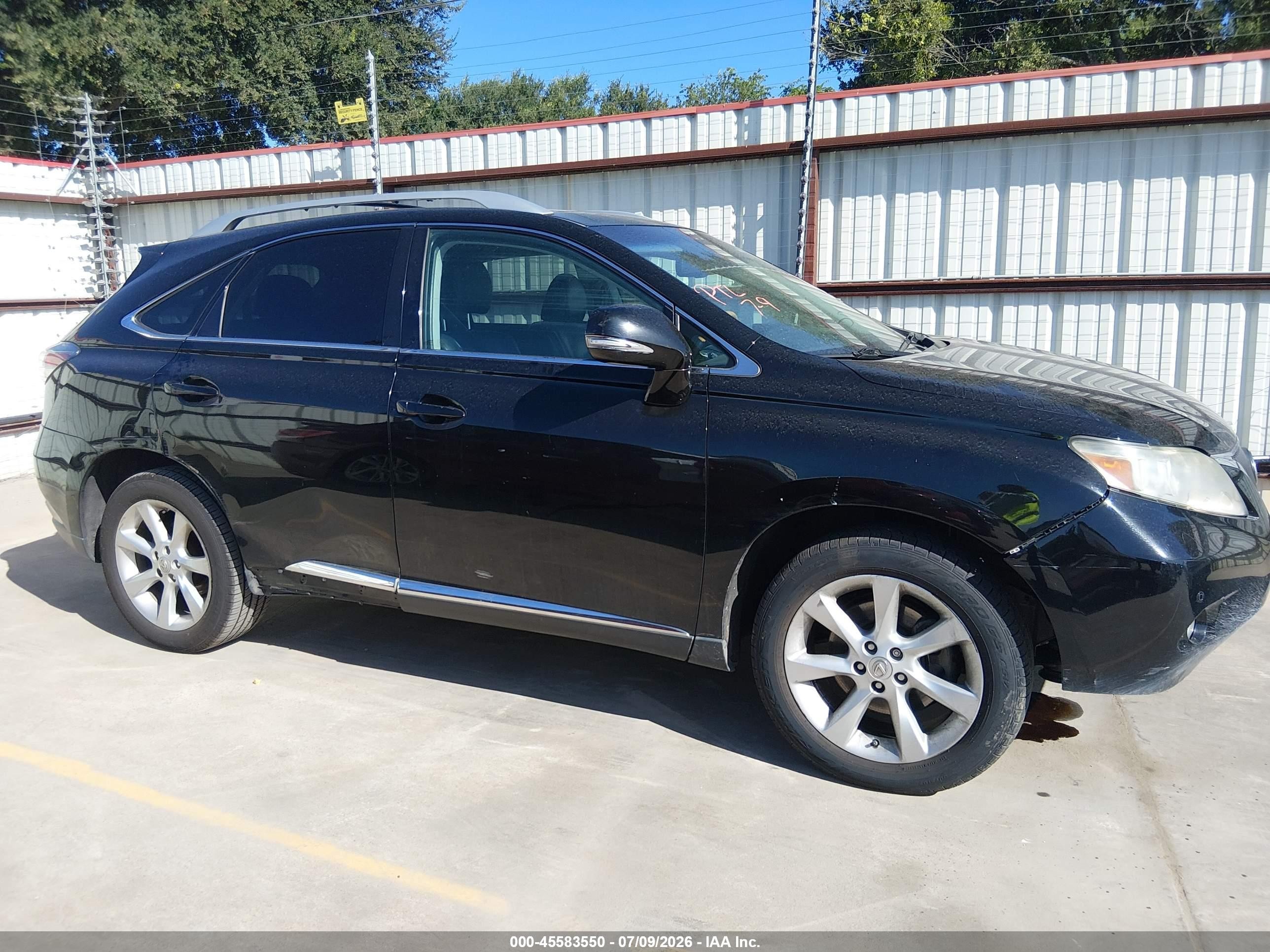 2011 Lexus Rx 350 Black vin: 2T2ZK1BA4BC056945