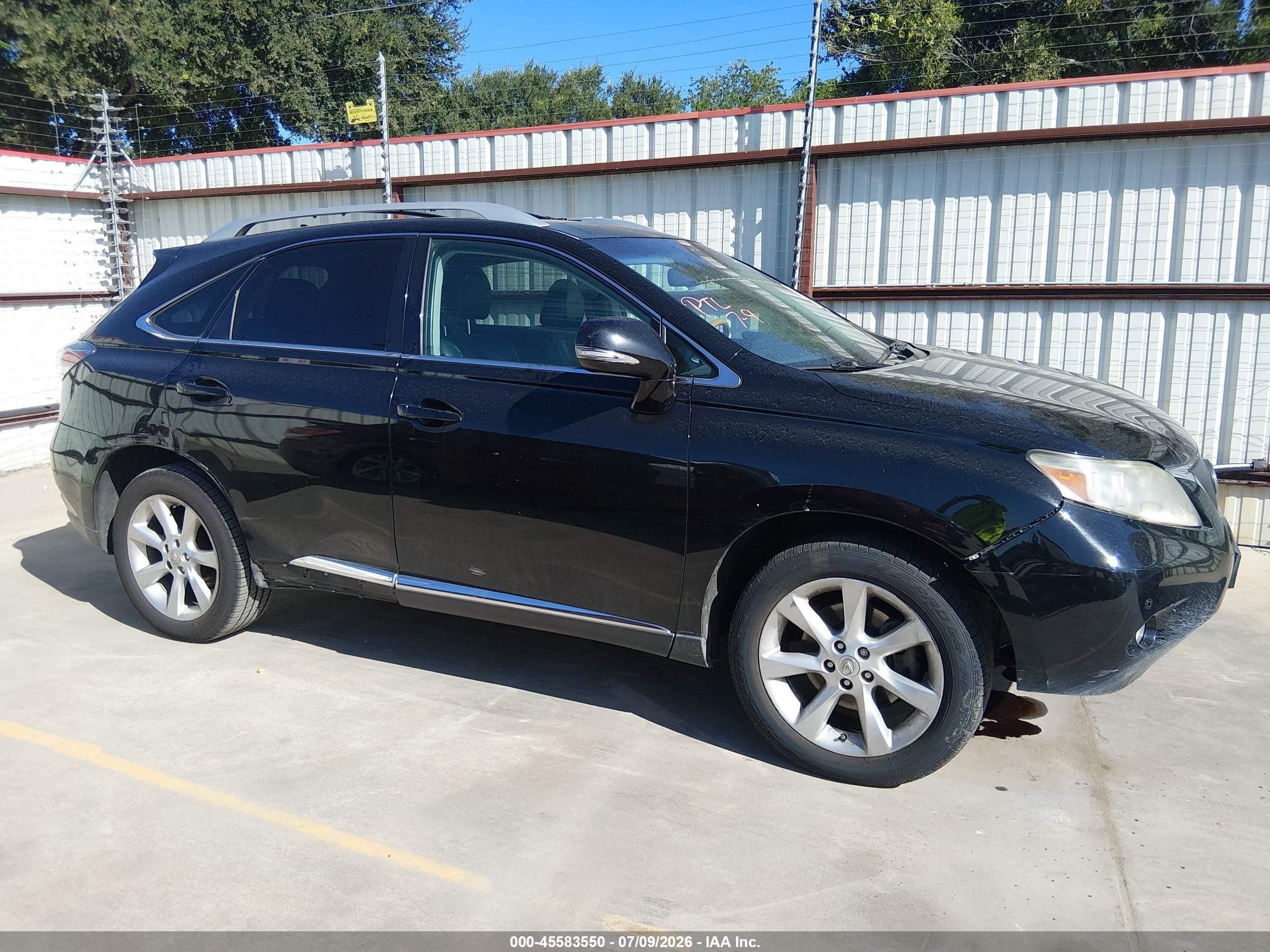 2011 Lexus Rx 350 Black vin: 2T2ZK1BA4BC056945