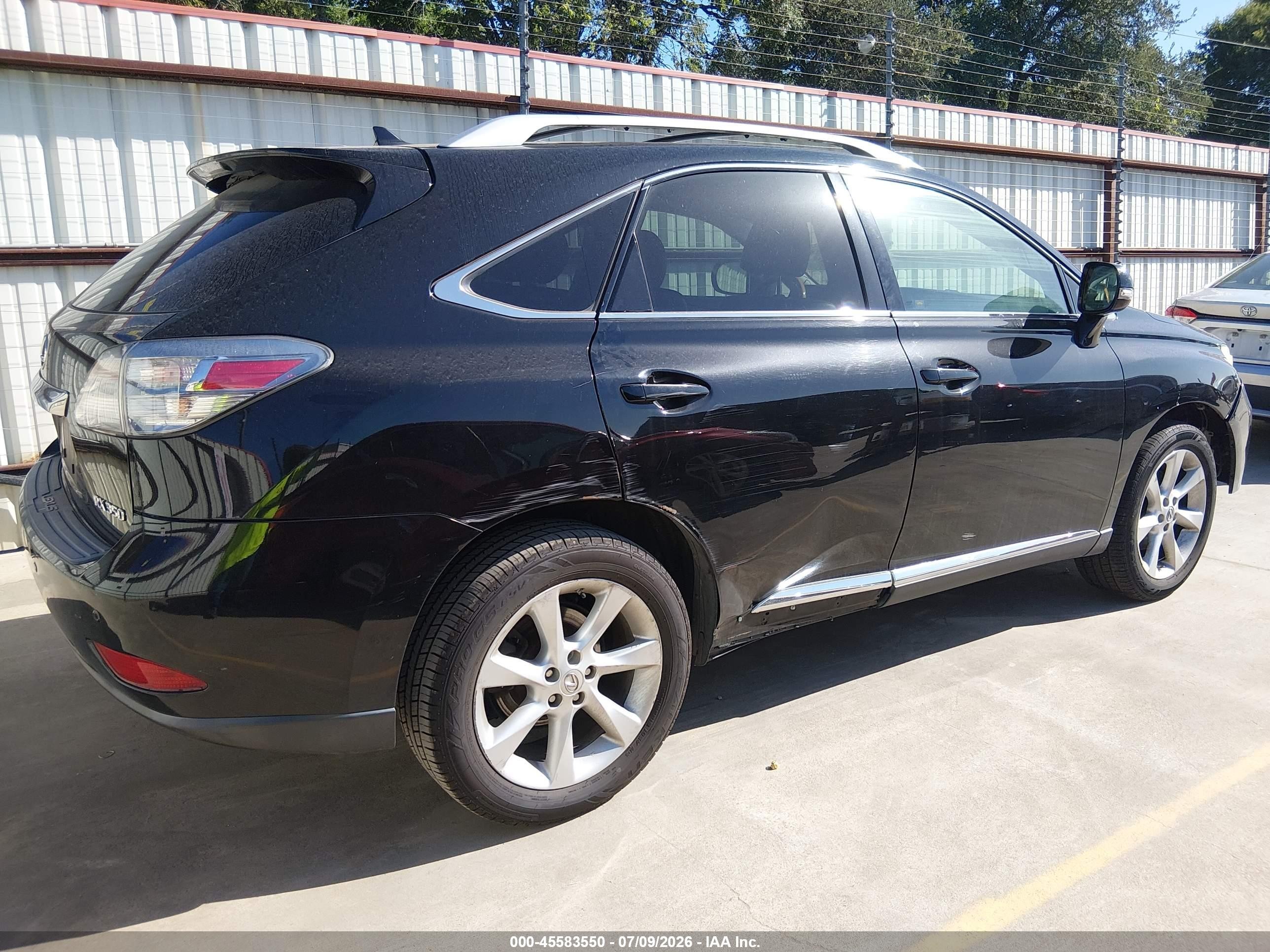 2011 Lexus Rx 350 Black vin: 2T2ZK1BA4BC056945