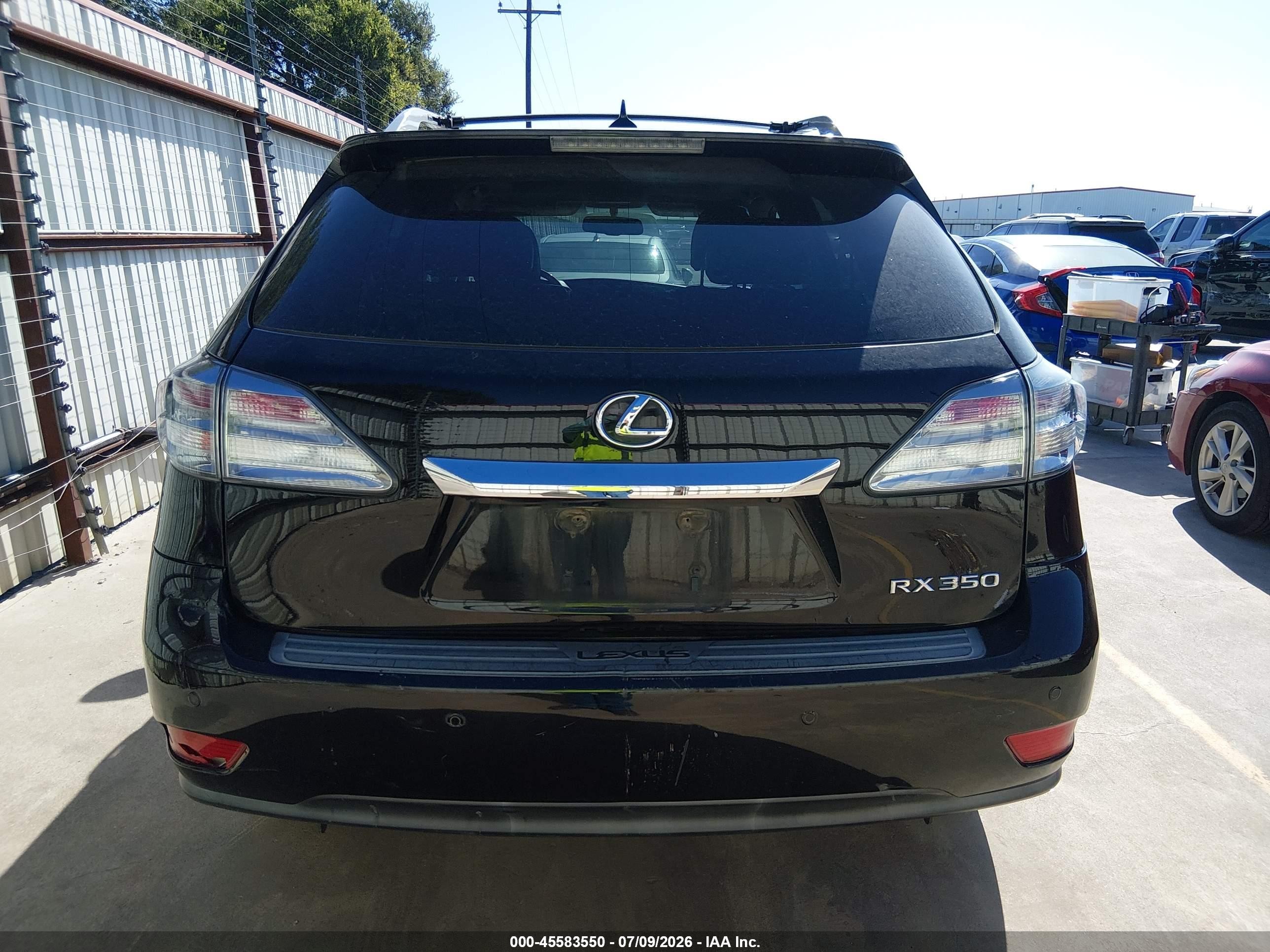 2011 Lexus Rx 350 Black vin: 2T2ZK1BA4BC056945