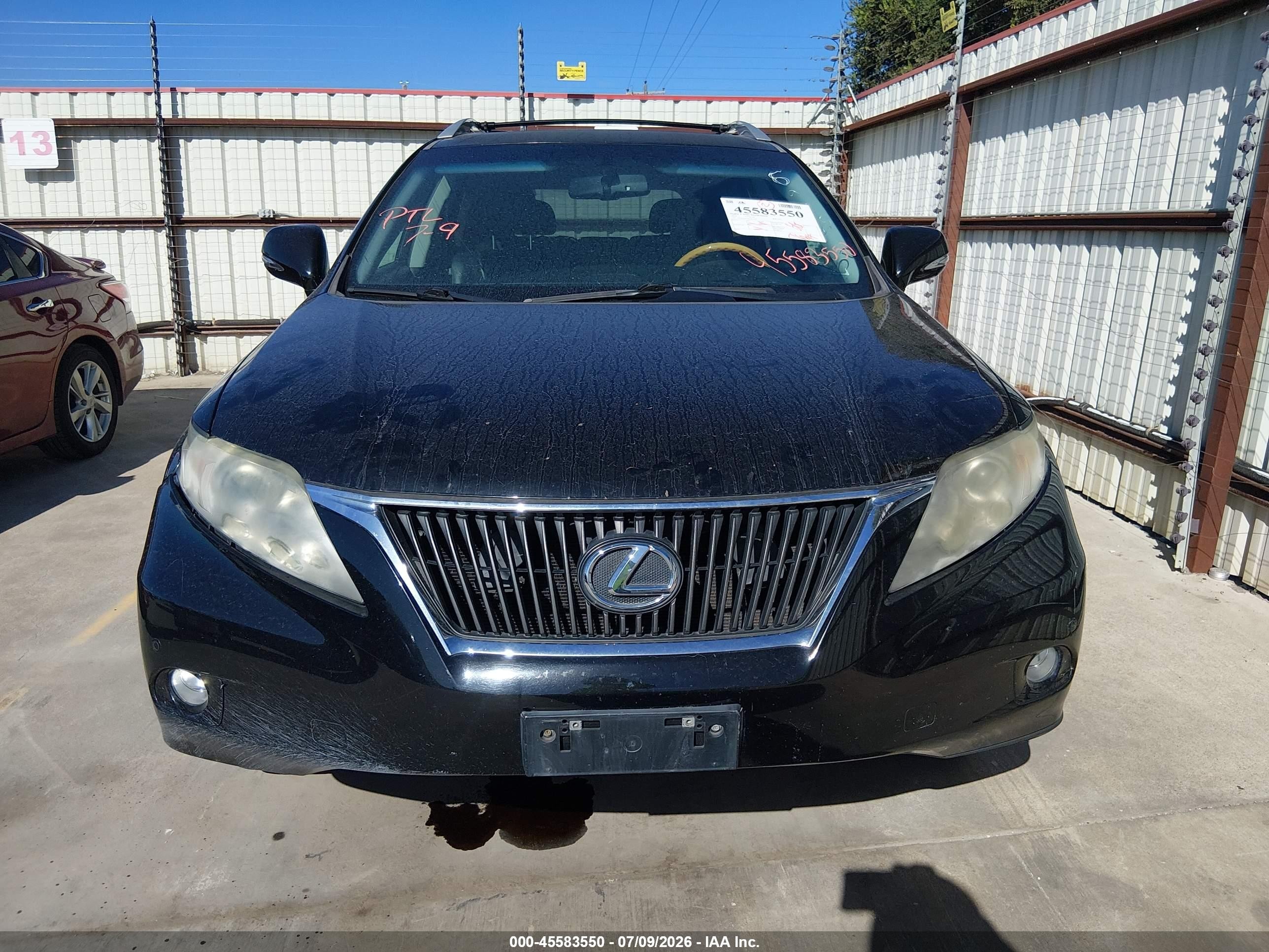 2011 Lexus Rx 350 Black vin: 2T2ZK1BA4BC056945