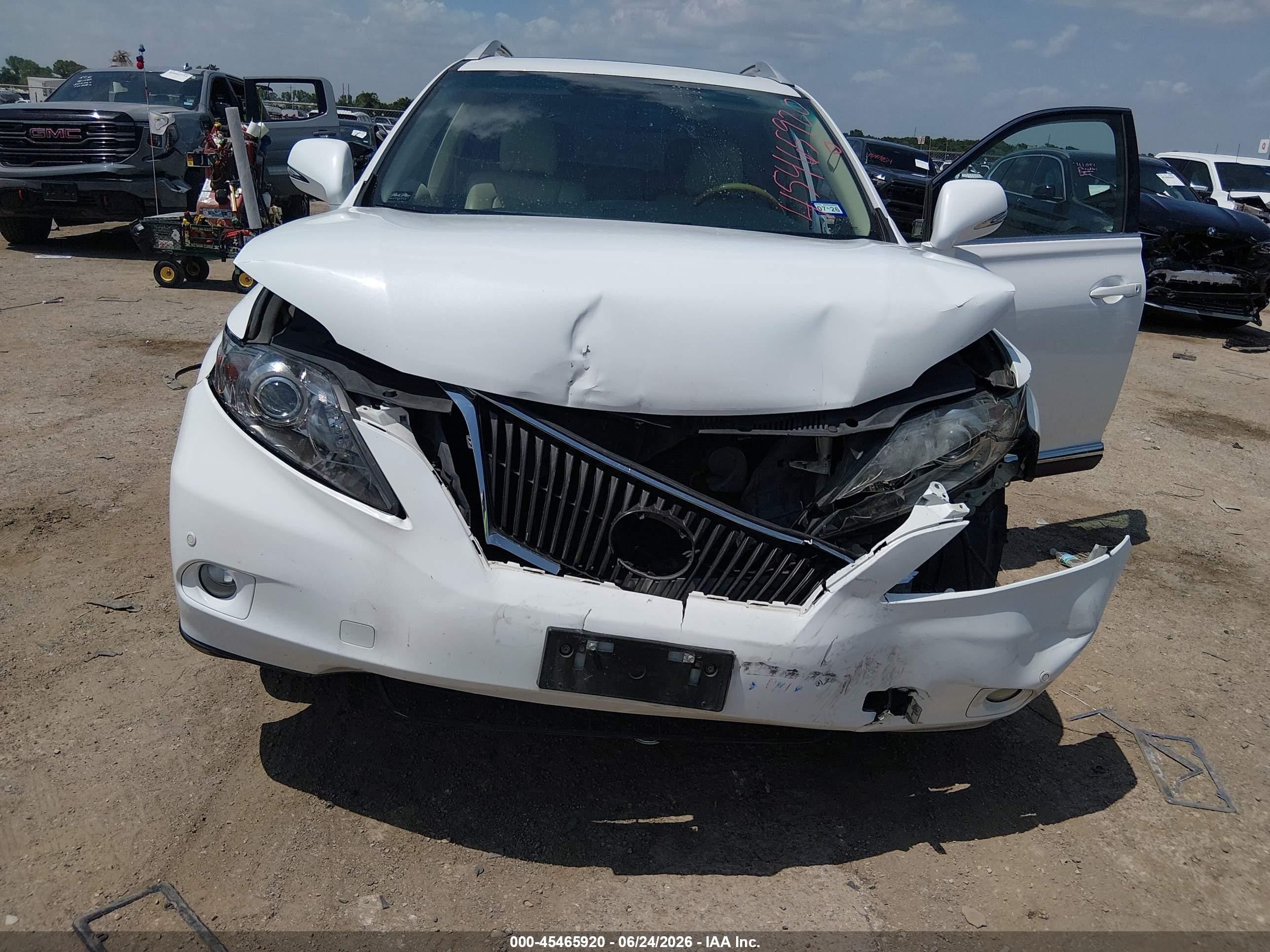 2011 Lexus Rx 350 White vin: 2T2ZK1BA4BC063524