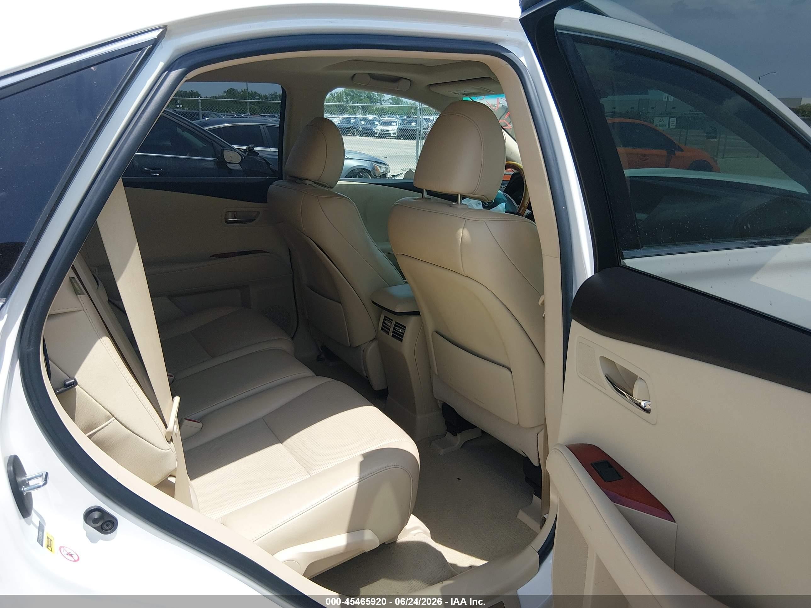 2011 Lexus Rx 350 White vin: 2T2ZK1BA4BC063524