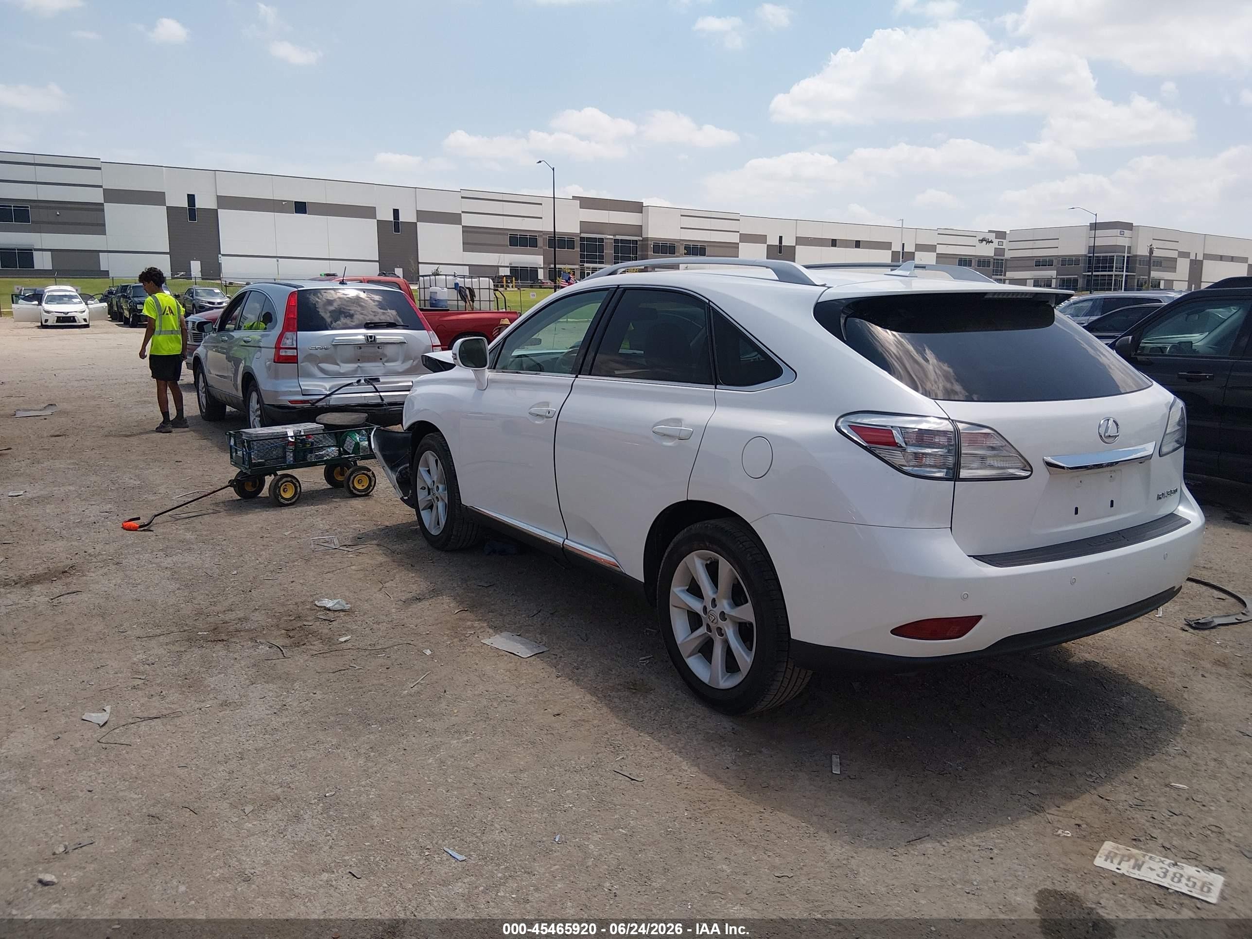 2011 Lexus Rx 350 White vin: 2T2ZK1BA4BC063524