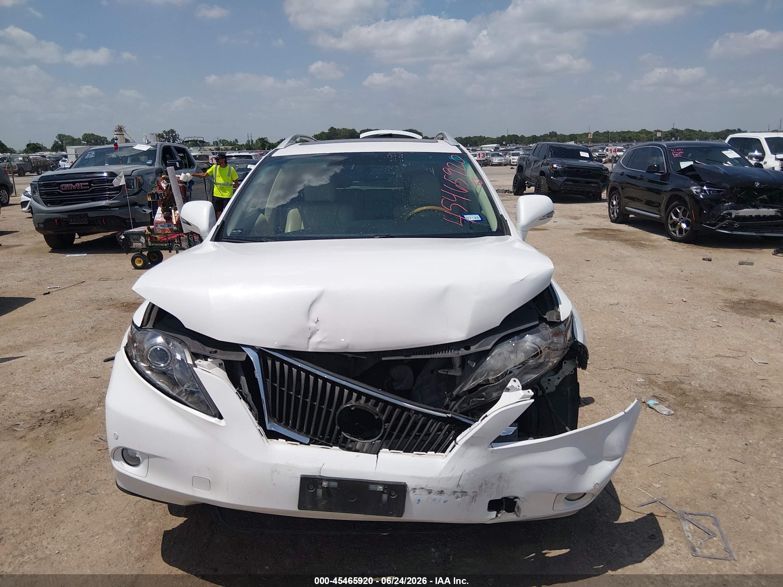2011 Lexus Rx 350 White vin: 2T2ZK1BA4BC063524