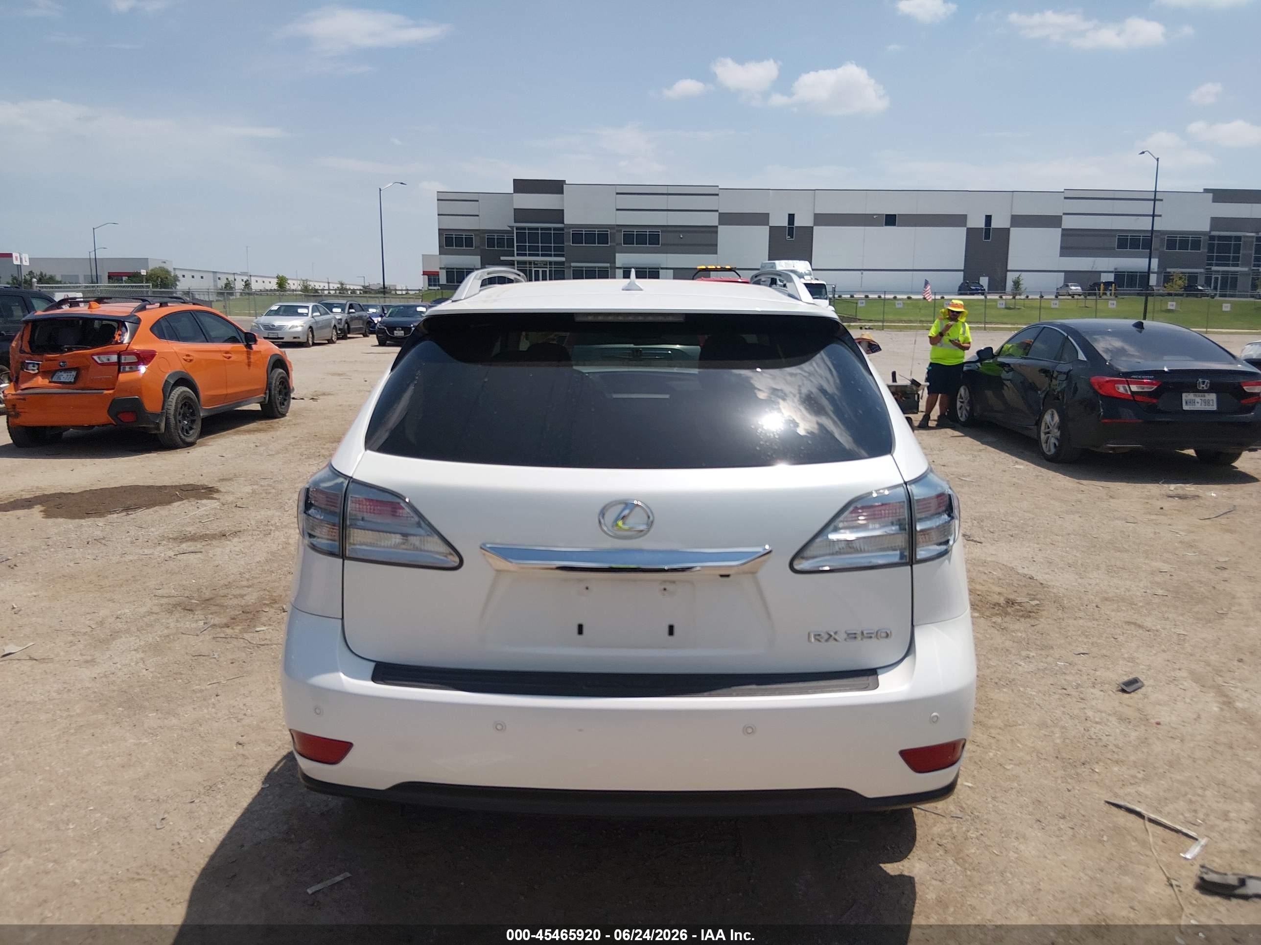 2011 Lexus Rx 350 White vin: 2T2ZK1BA4BC063524
