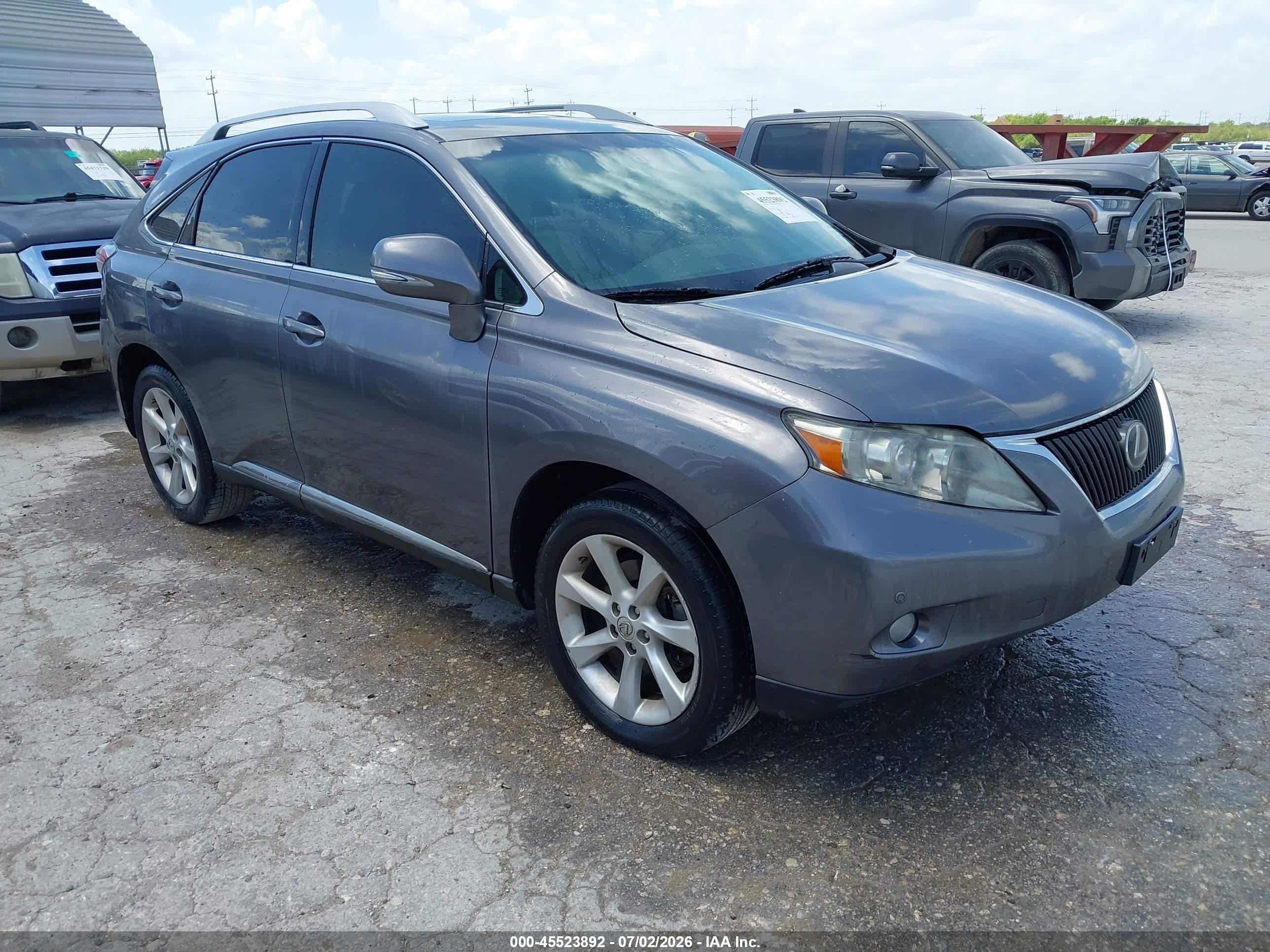 2012 Lexus Rx 350   Gray vin: 2T2ZK1BA4CC066621